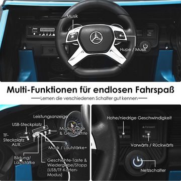 COSTWAY Elektro-Kinderauto Mercedes Benz, mit Musik & LED, 2,5-5,5km/h