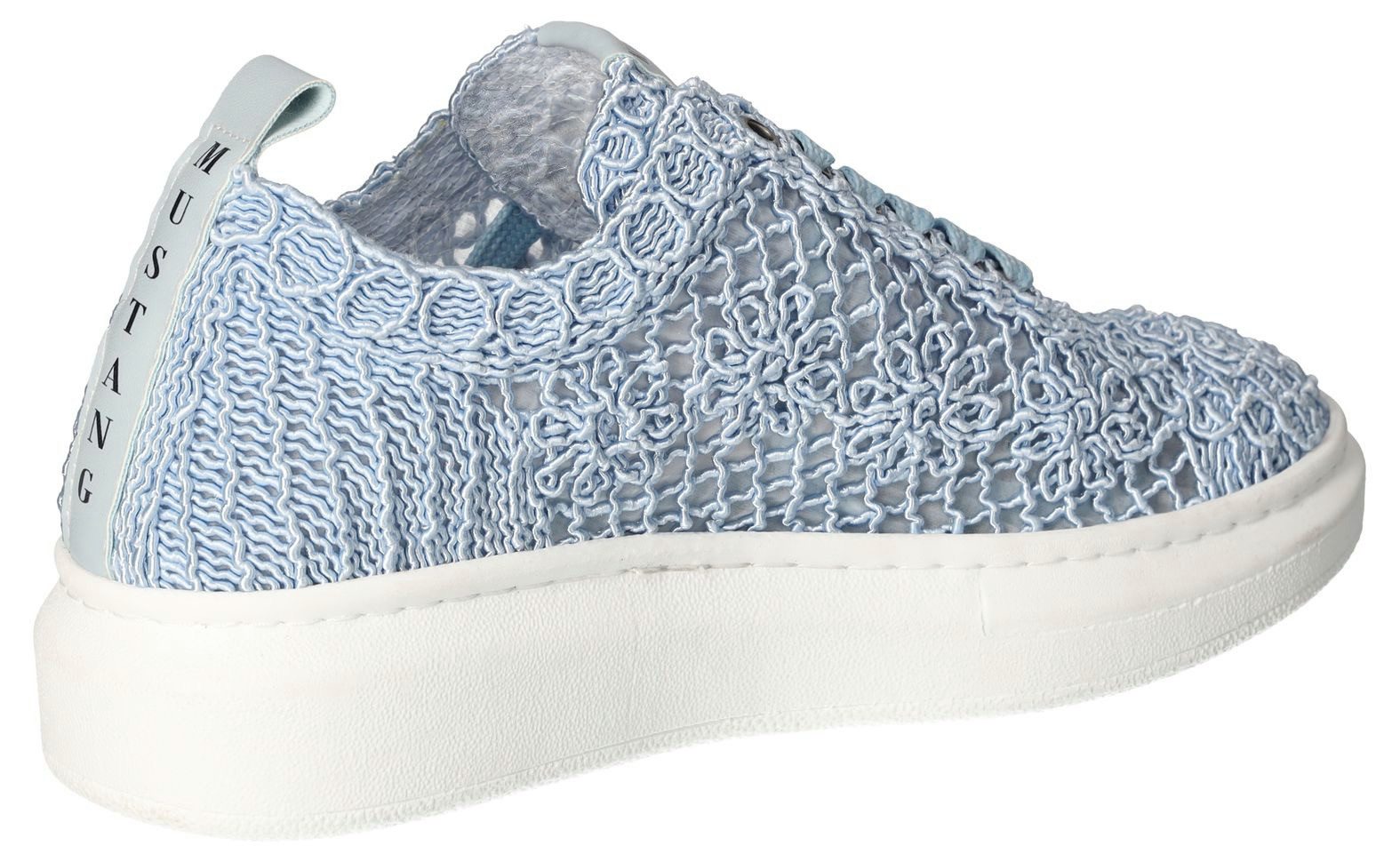 Mustang Shoes Sneaker, Plateausneaker, Schnürschuh mit Keilabsatz