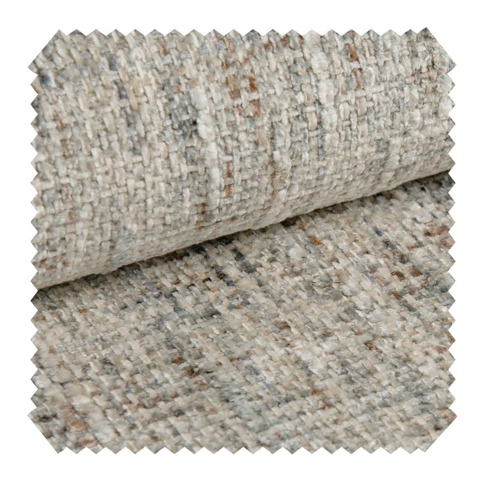 novely® Stoff MISCHLY Chenille-Polsterstoff, 430g/m² Melierter Möbelstoff, Strapazierfähig, Kuschelweich, Schwer Entzündbar, Meterware, 1fm