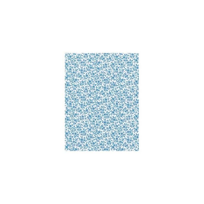 AS4HOME Möbelfolie Möbelfolie blaue Blümchen - Streublumen Leah - Muster: Blumenmuster