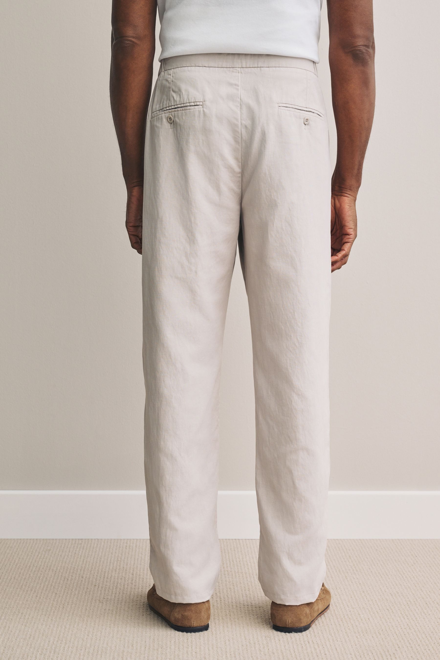 Next Leinenhose Signature Hose aus weichem günstig online kaufen