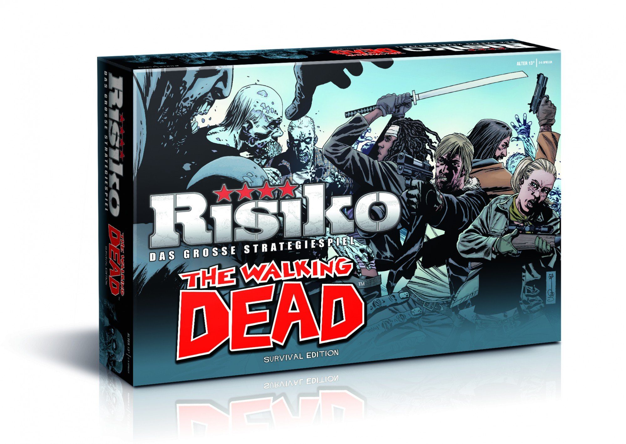 Winning Moves Spiel Risiko The Walking Dead, Brettspiel, deutsche Version