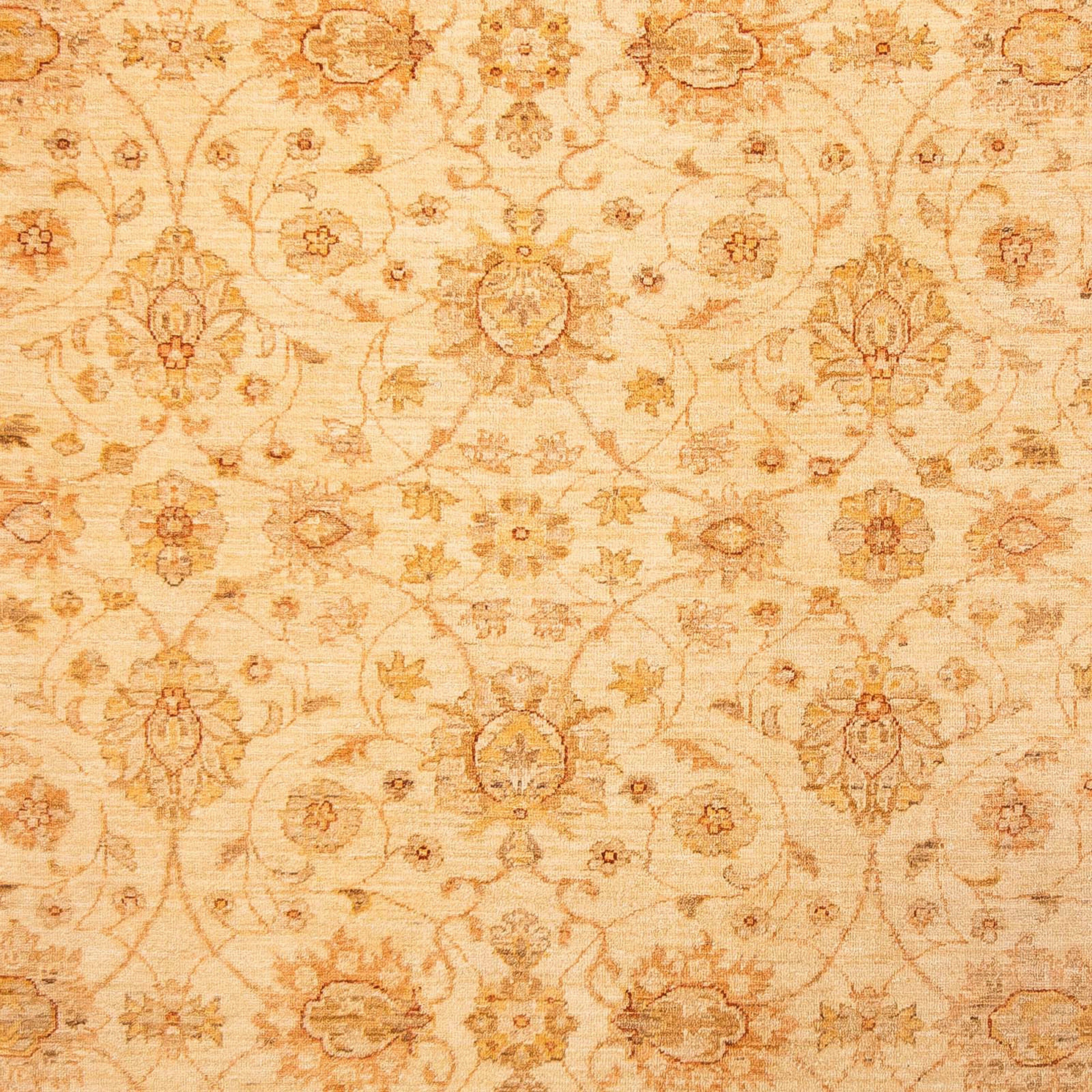 Orientteppich Ziegler - 264 x morgenland, Handgeknüpft, Höhe: mm, rechteckig, Wohnzimmer, 206 cm mit hellbraun, Einzelstück - 6 Zertifikat