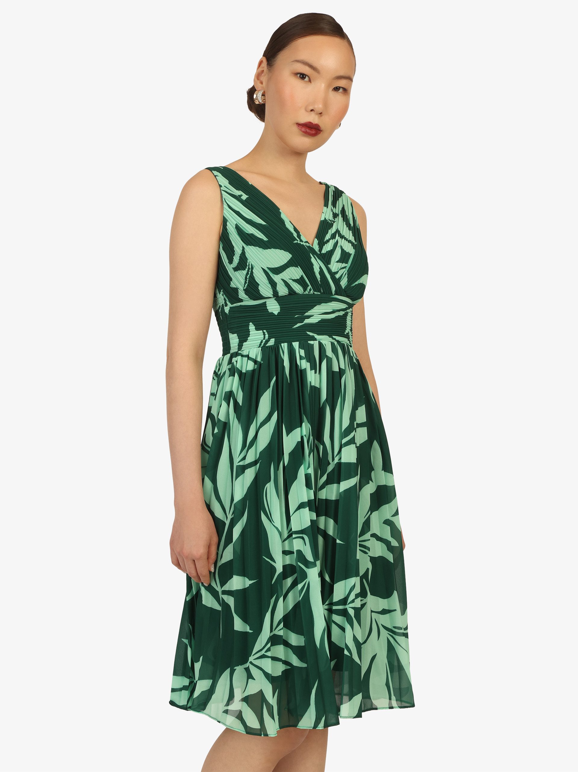 Kraimod Abendkleid mit tropischem Muster