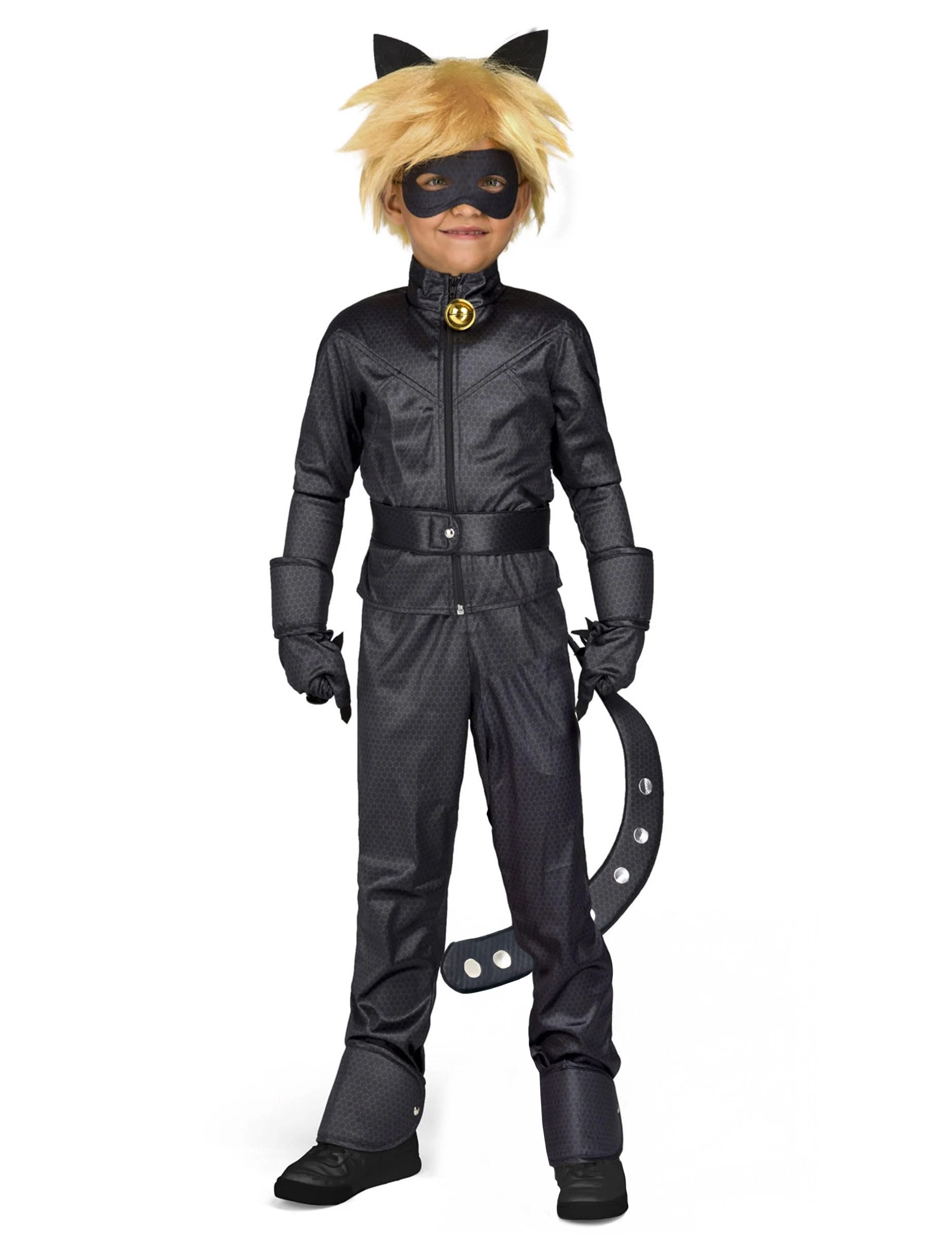 Viving Costumes Kostüm Offizielles Cat Noir-Kinderkostüm Miraculous-Lizenzkostüm schwarz