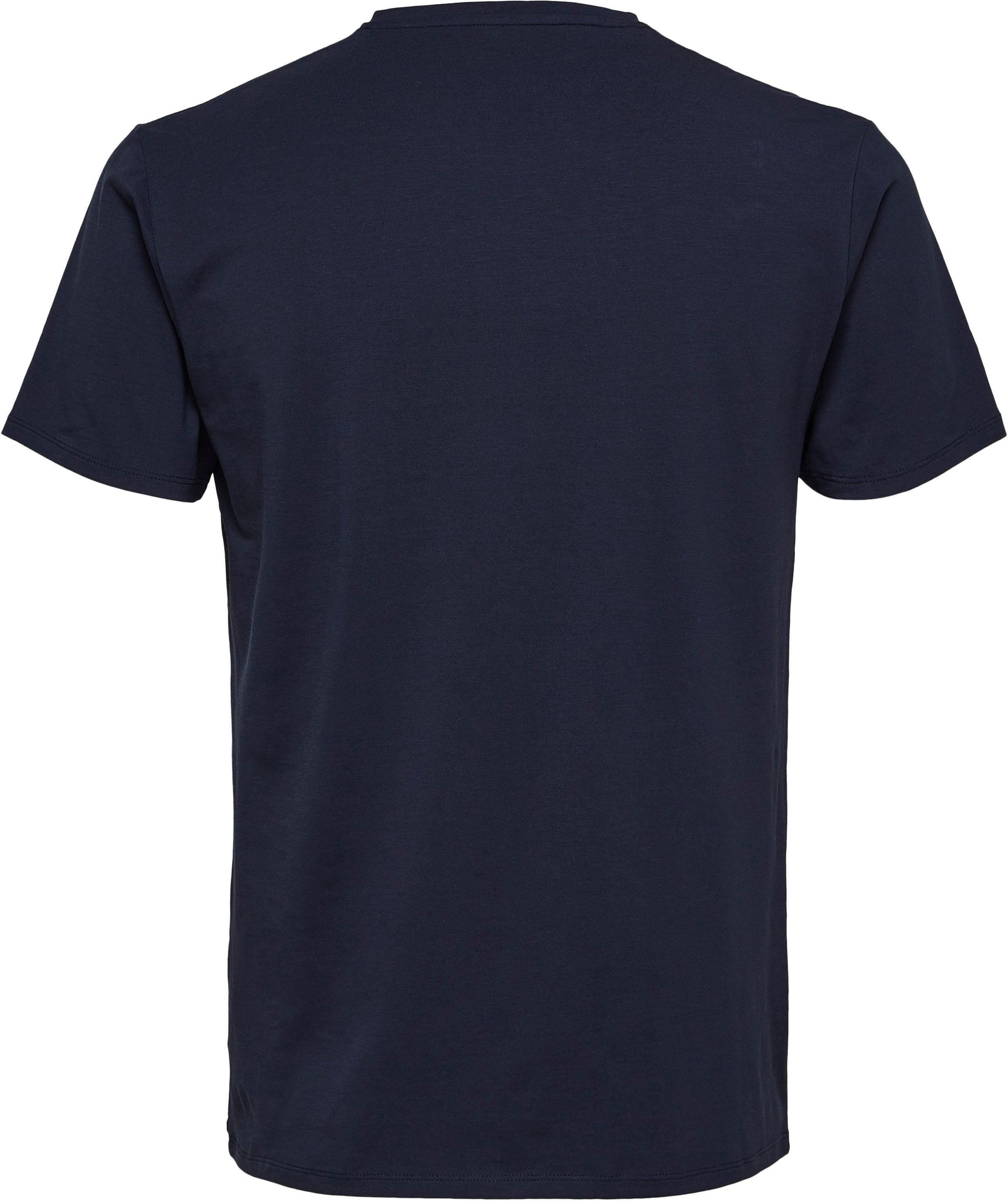 V-Shirt SELECTED V-Shirt Navy HOMME Basic Blazer