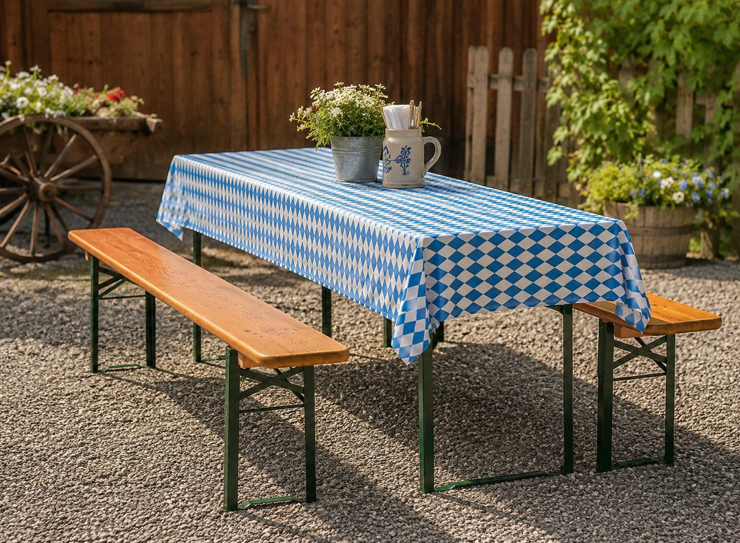 texpot Tischdecke Wachstuch Oktoberfest Bayernraute abwischbar Wachstuchtischdecke (1-tlg)