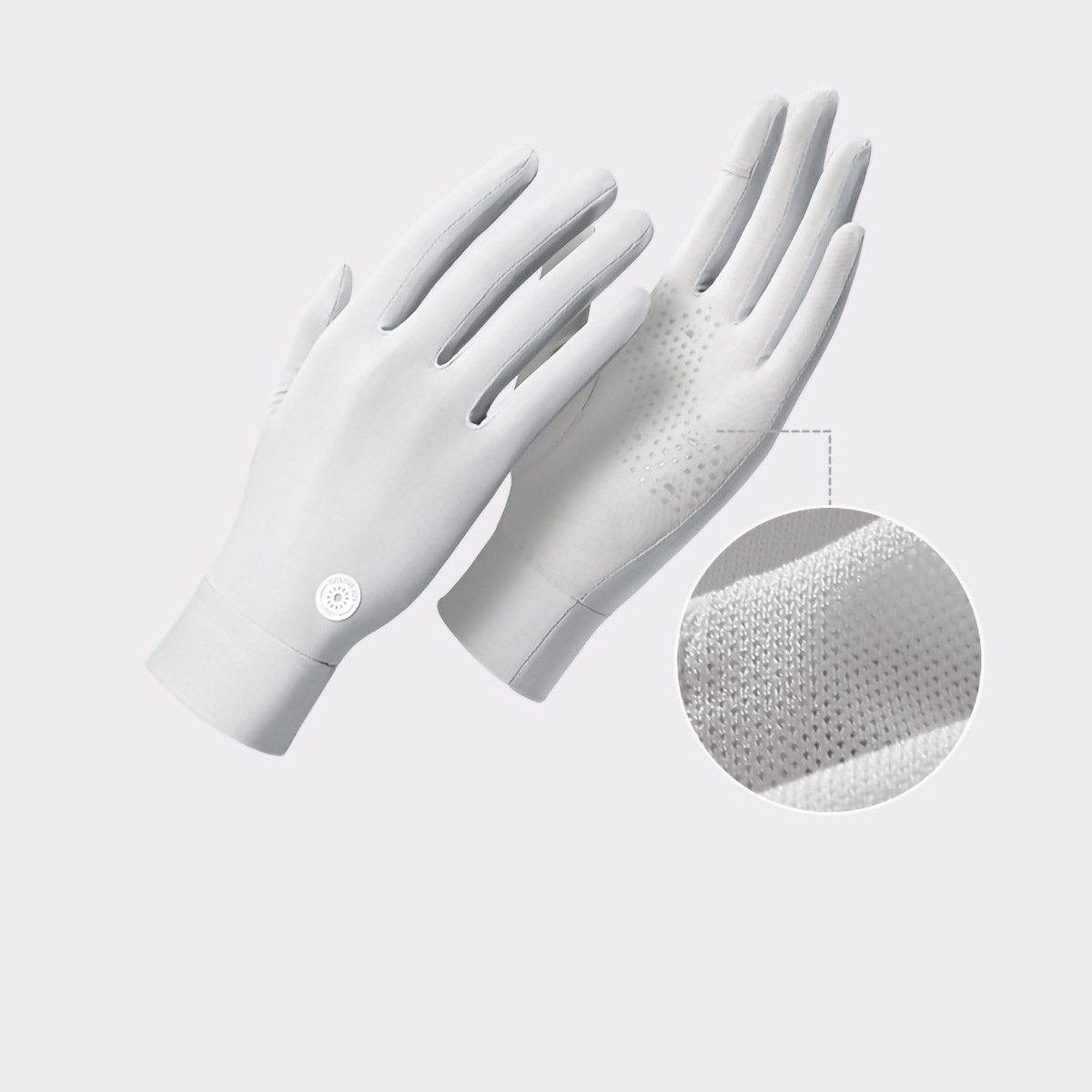 yozhiqu Reithandschuhe Atmungsaktive Eisgefühl Sonnenschutz-Handschuhe,Outdoor-Fahrhandschuhe mit UPF 50, atmungsaktive Touchscreen-Anti-Rutsch-Anti-UV-Handschuhe