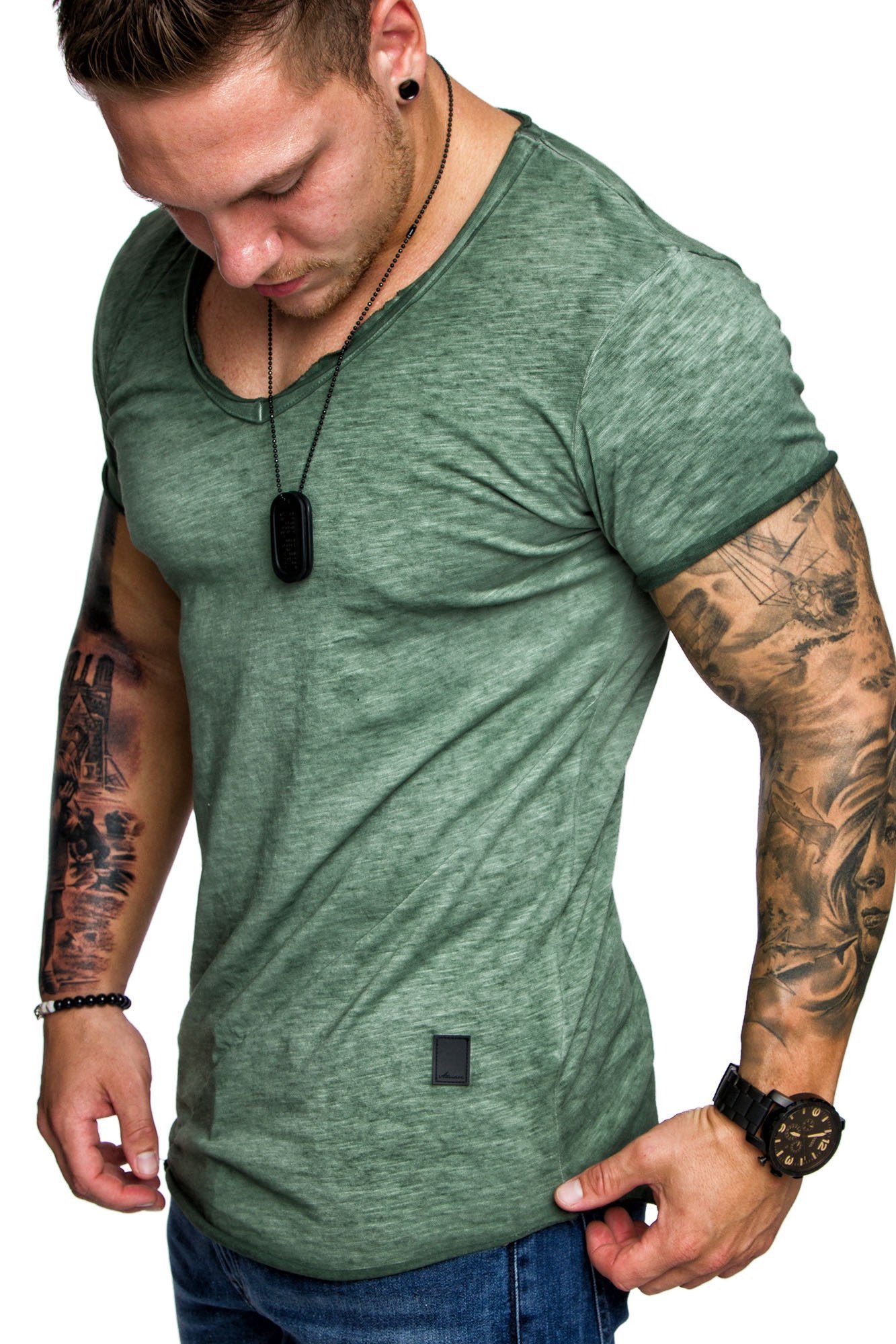 Amaci&Sons T-Shirt NYC Basic Oversize T-Shirt günstig online kaufen