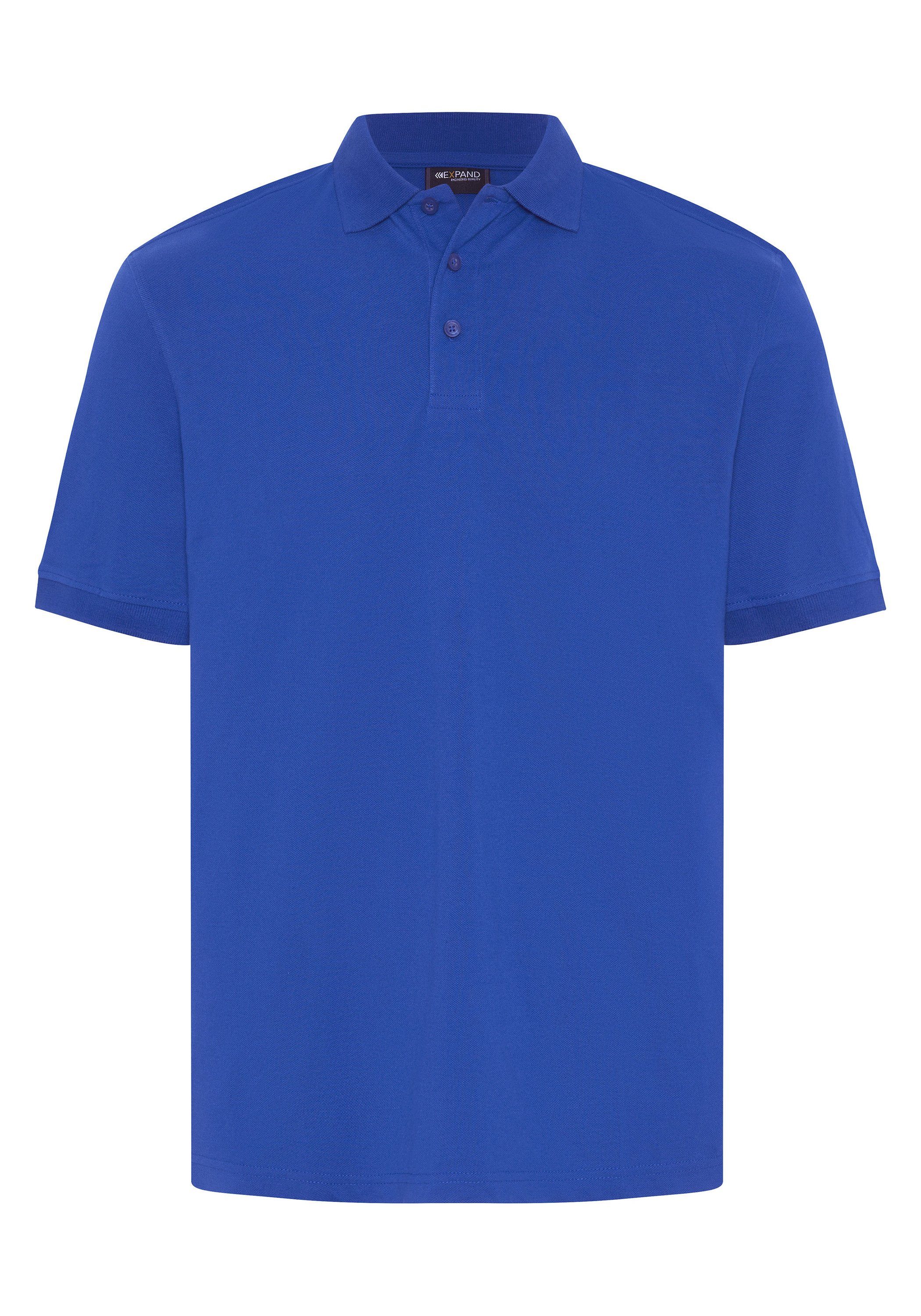 Expand Poloshirt strapazierfähig ultramarinblau