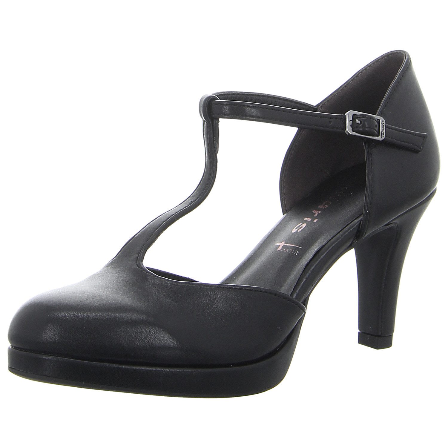 tamaris spangenpumps grau
