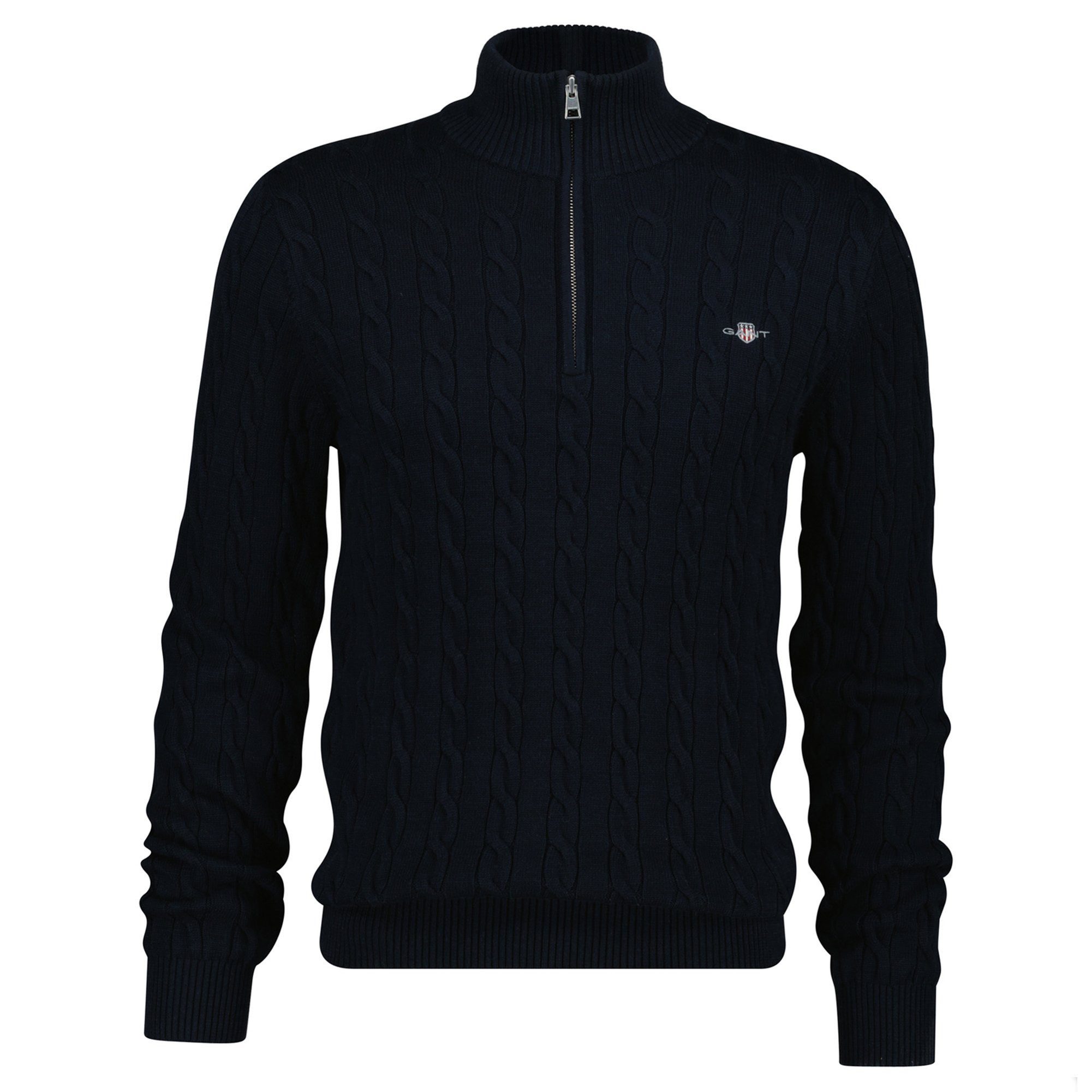Gant Sweatshirt Herren Strickpullover 1er Pack Baumwolle (Packung, 1er Pack)