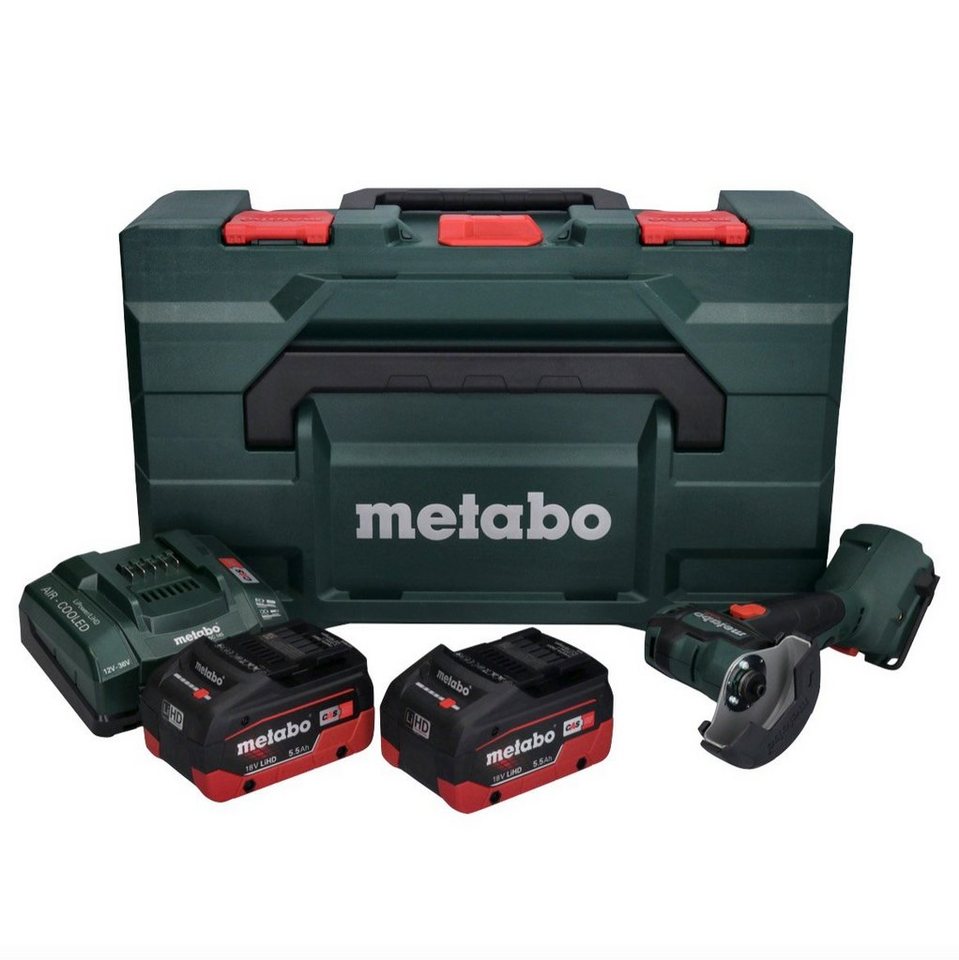 Thumbnail - metabo Winkelschleifer CC 18 LTX Akku Winkelschleifer 18 V 76 mm Brushless + 2x Akku 5,5 Ah