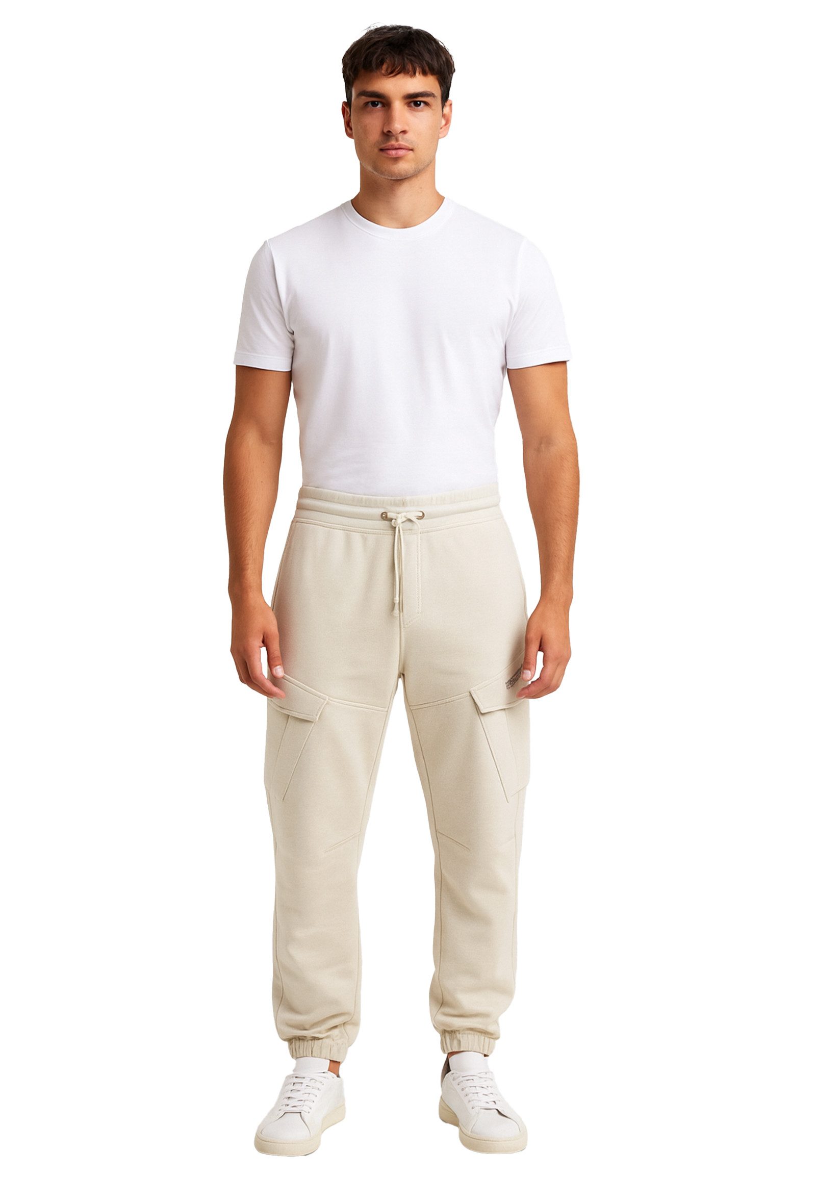 Urban Surface Jogginghose Vielseitige Cargo Pants mit Taschen und Kordelzug günstig online kaufen