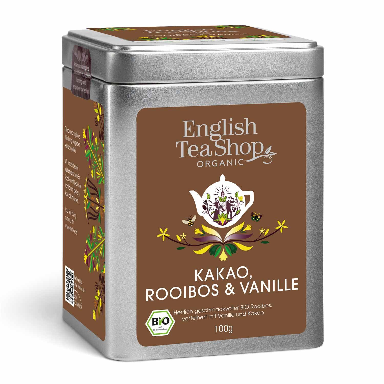English Tea Shop Tee Kakao Rooibos & Vanille, BIO, Loser Tee, 100g Dose