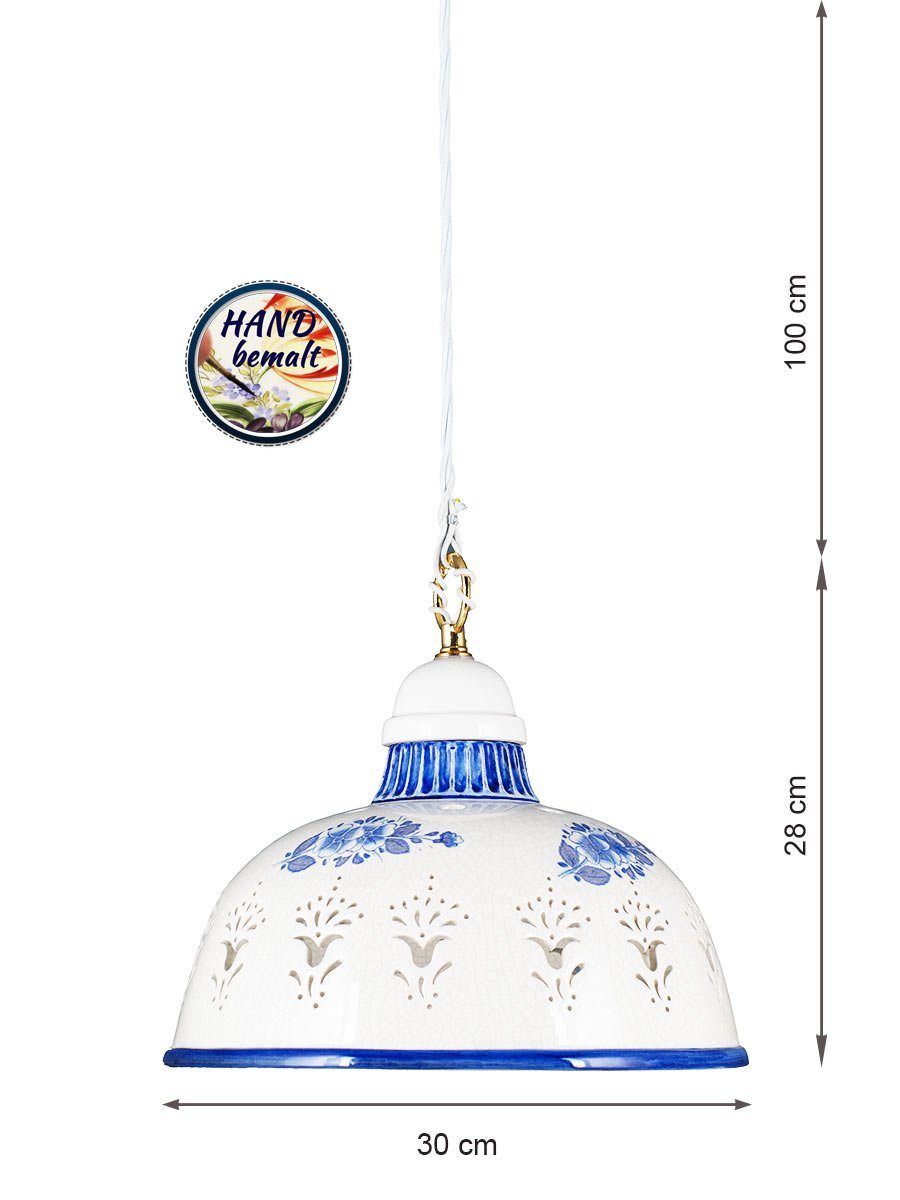 Helios Leuchten Pendelleuchte Küchenlampe Keramik, Keramiklampe, günstig online kaufen