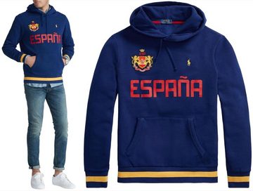 Ralph Lauren Sweatshirt POLO RALPH LAUREN FOOTBALL WORLD CUP SPAIN HOODIE SWEATER KAPUZEN-SWEA