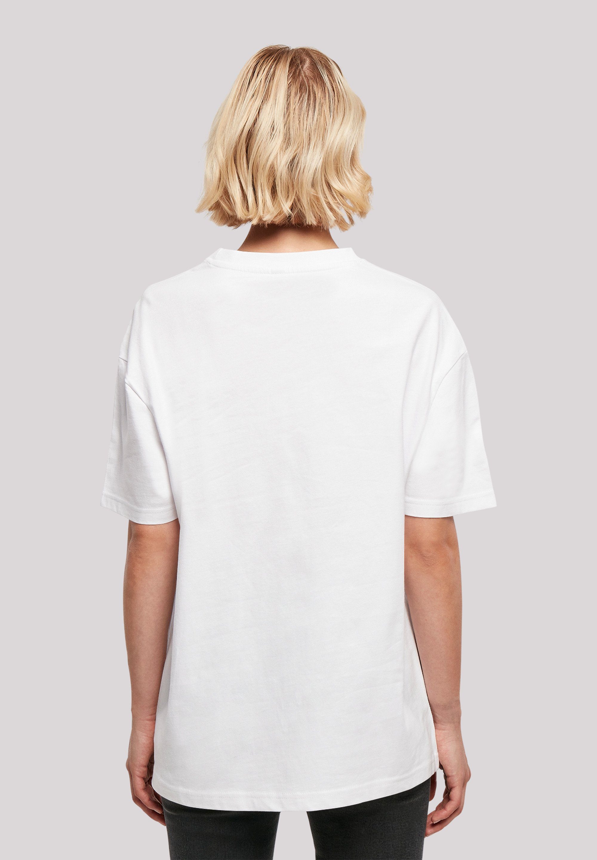(1-tlg) Damen F4NT4STIC white Kurzarmshirt