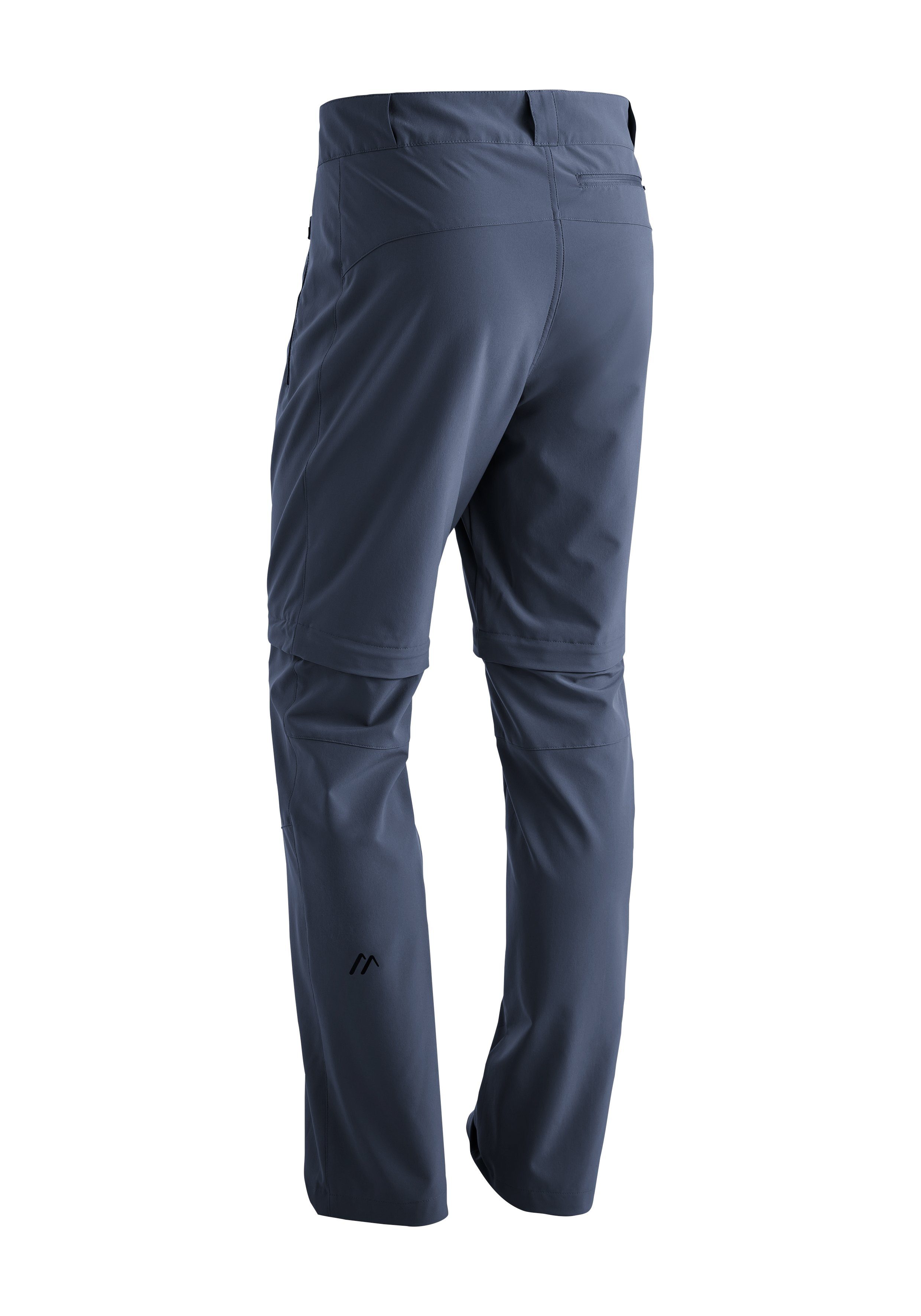 aus Sports Zip M Funktionshose und Maier nachhaltigem flexiblem Material Outdoorhose grau Latit