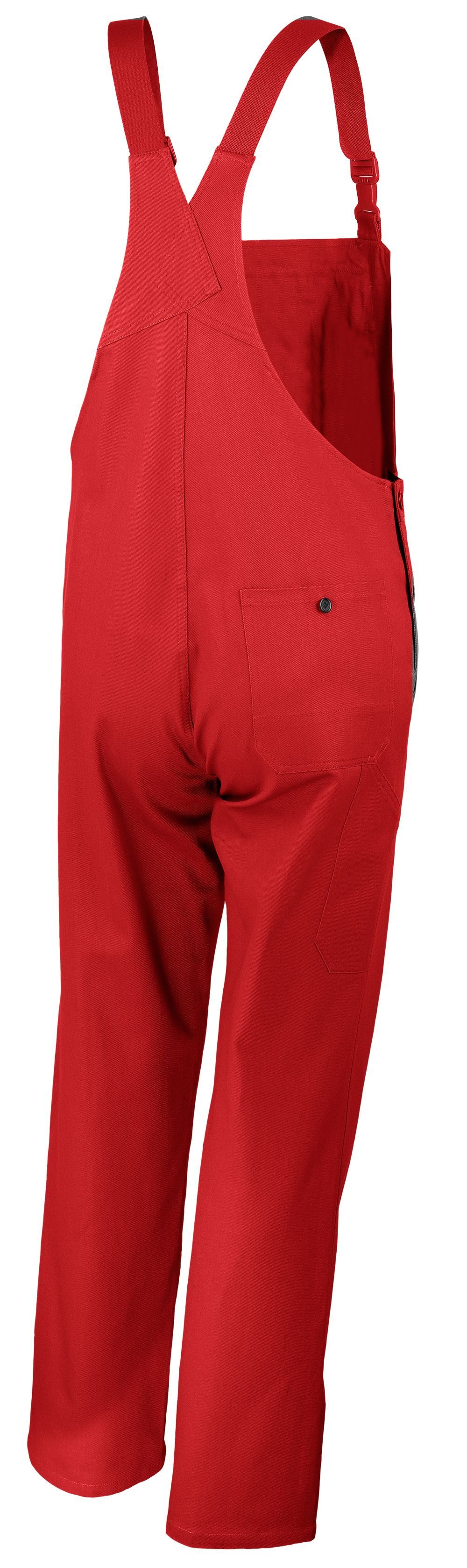 Qualitex Workwear Arbeitslatzhose classical Latzhose - pflegeleichter Blaumann aus reiner Baumwolle (1-tlg) BW 270 g - Arbeitshose mit 7 Taschen - Strapazierfähig - Waschbar