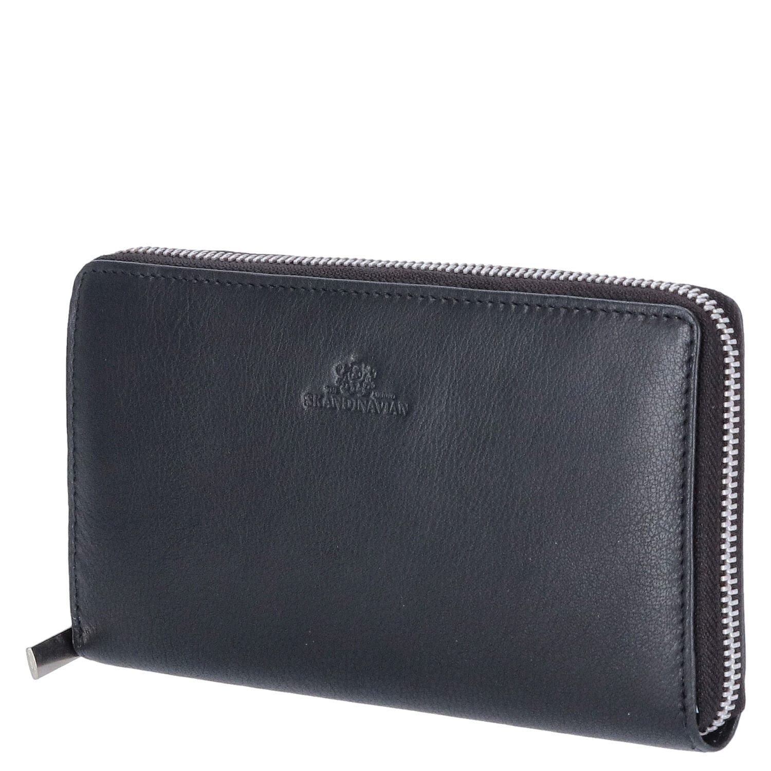 Geldbörse The Skandinavian Brand Lederbörse Quer Multicolor - Black