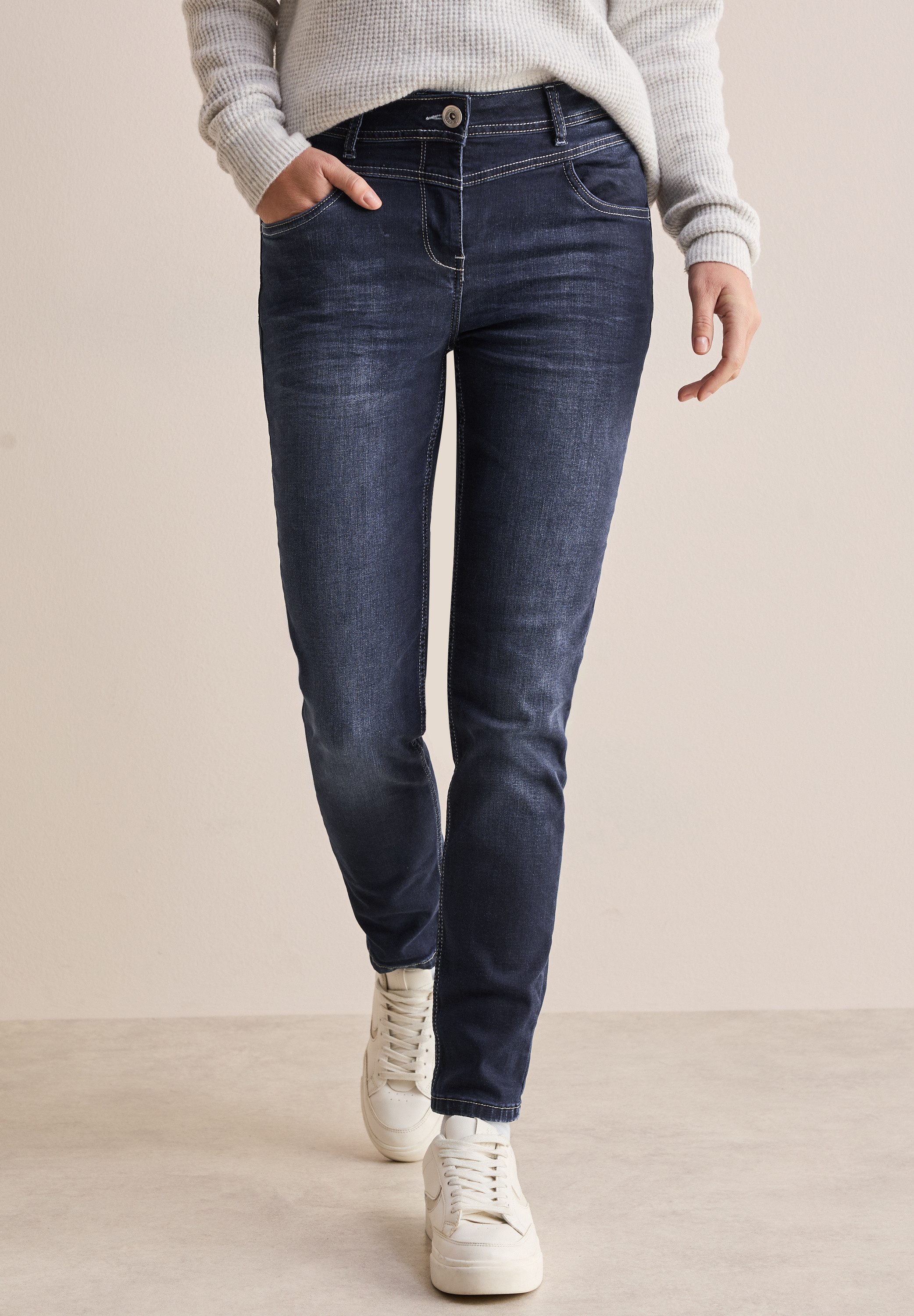 CECIL Gerade Jeans 4-Pocket Style