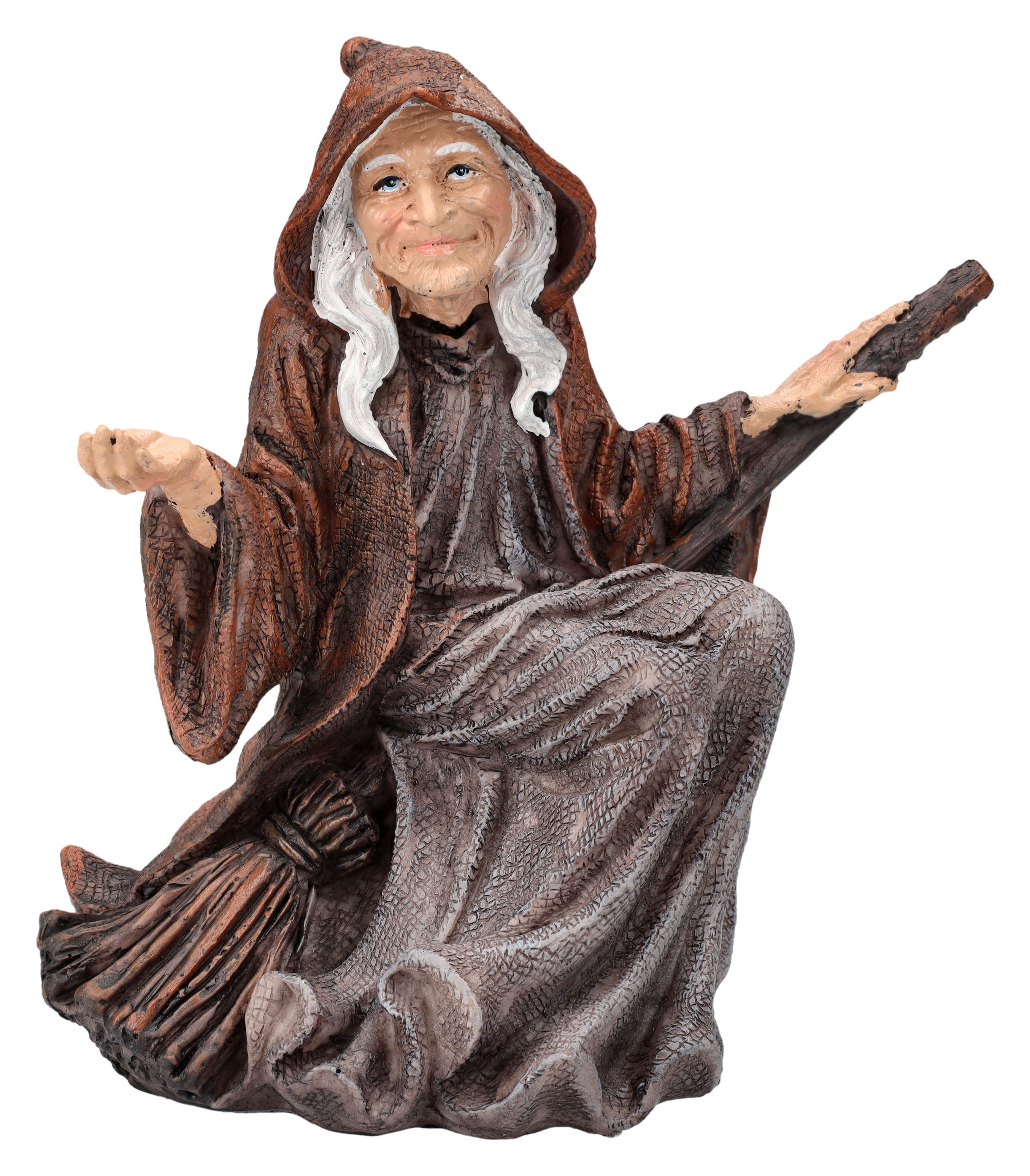 Figuren Shop GmbH Dekofigur Hexenfigur - Lorelei - magische Dekoration Zauberin Hexe Dekofigur