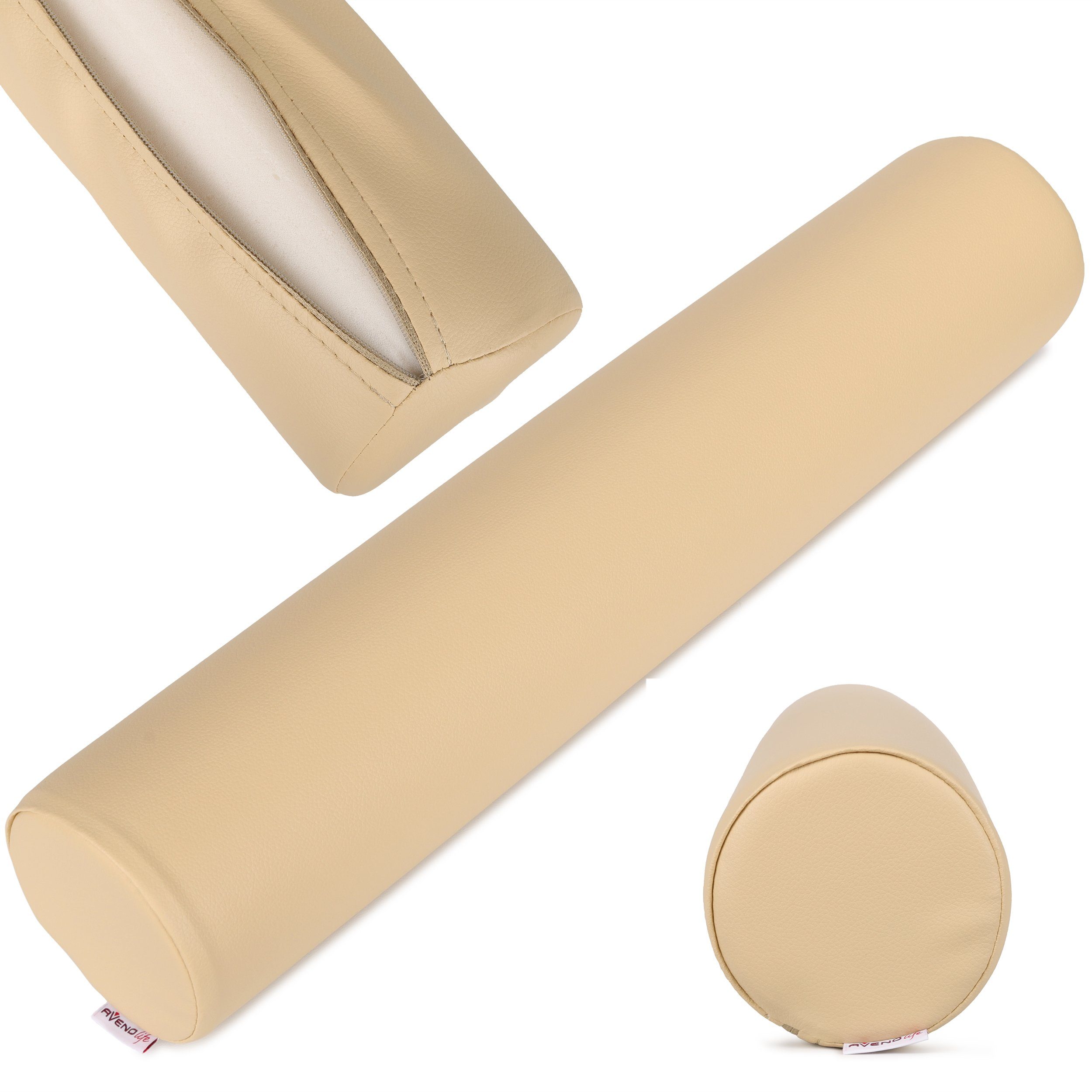 Habys Massageliege Vollrolle Knierolle Lagerungsrolle für Behandlungsliege 12x60cm