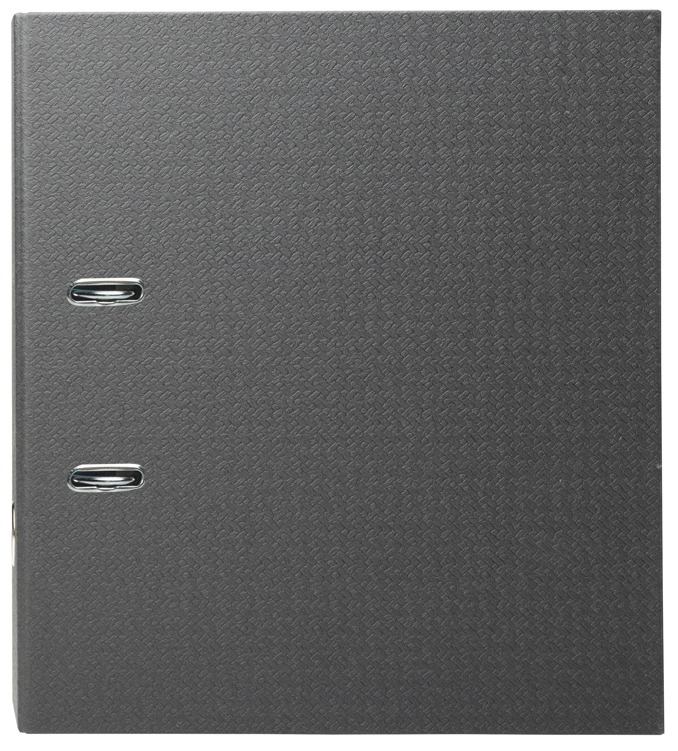 EXACOMPTA Aktenordner 10x Ordner Prem'Touch Rücken 80mm A4 Office by me Schwarz 53601E, Ordner Papier Kollektion