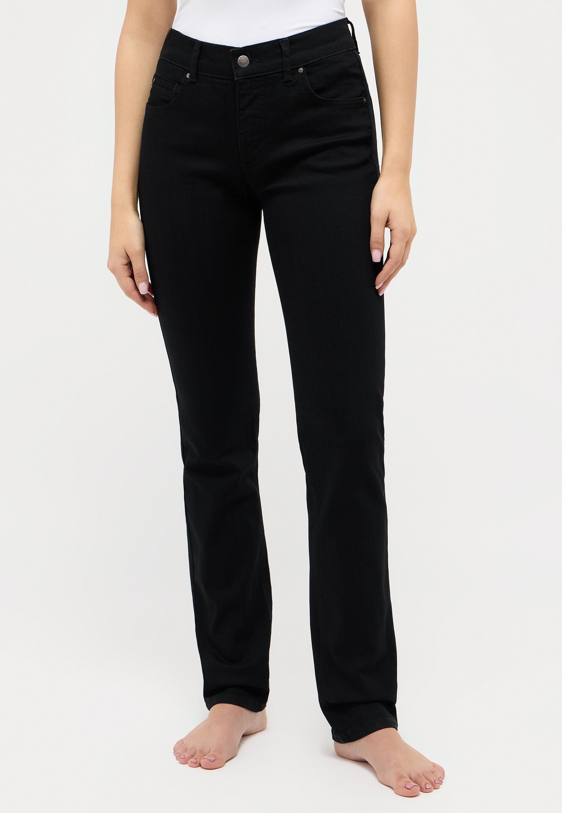ANGELS 5-Pocket-Jeans Angels Jeans Cici Power-Stretch - schwarz (1-tlg) günstig online kaufen