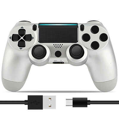 KINSI Wireless Gamepad, Controller, für PS4, Bluetooth PlayStation 4-Controller