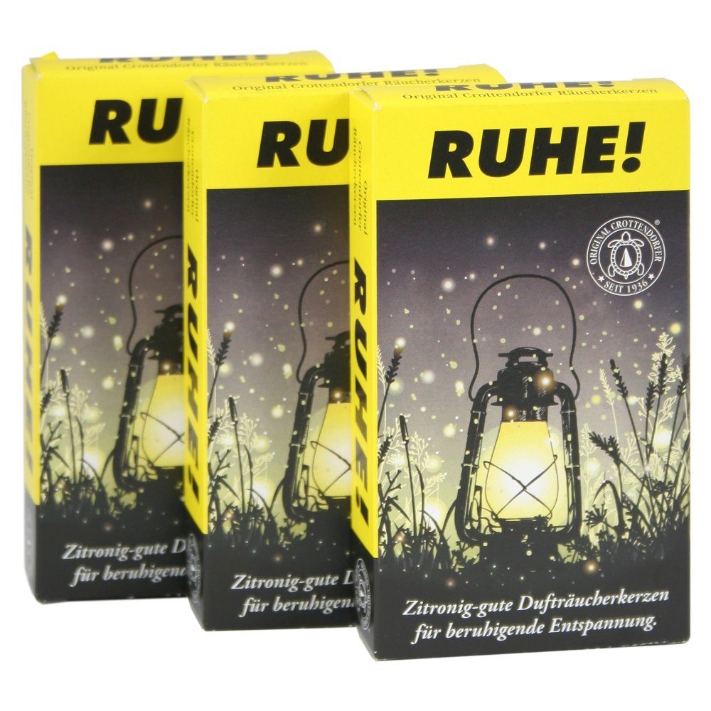 Crottendorfer Outdoorkerze 1557, RUHE! Räucherkerzen 3er-Set, günstig online kaufen