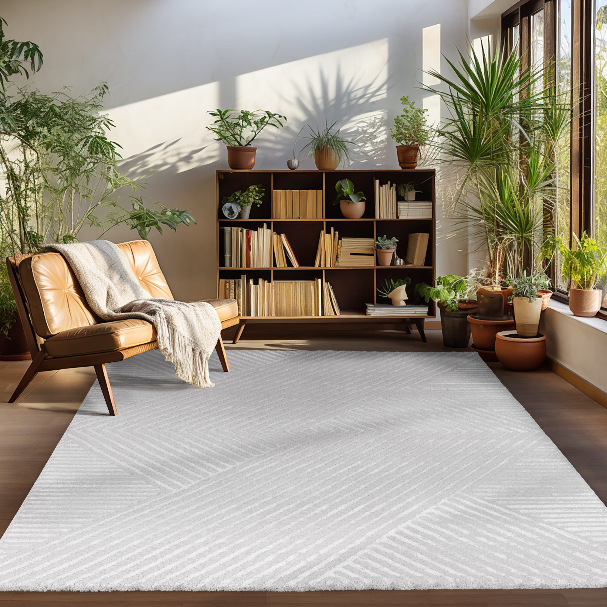 Carpettex Designteppich Skandinavisches Boho Muster, Rechteckig, günstig online kaufen