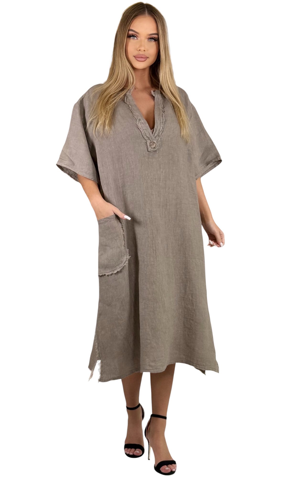 Mississhop Sommerkleid Dame Kleid Sommerkleid 100% günstig online kaufen