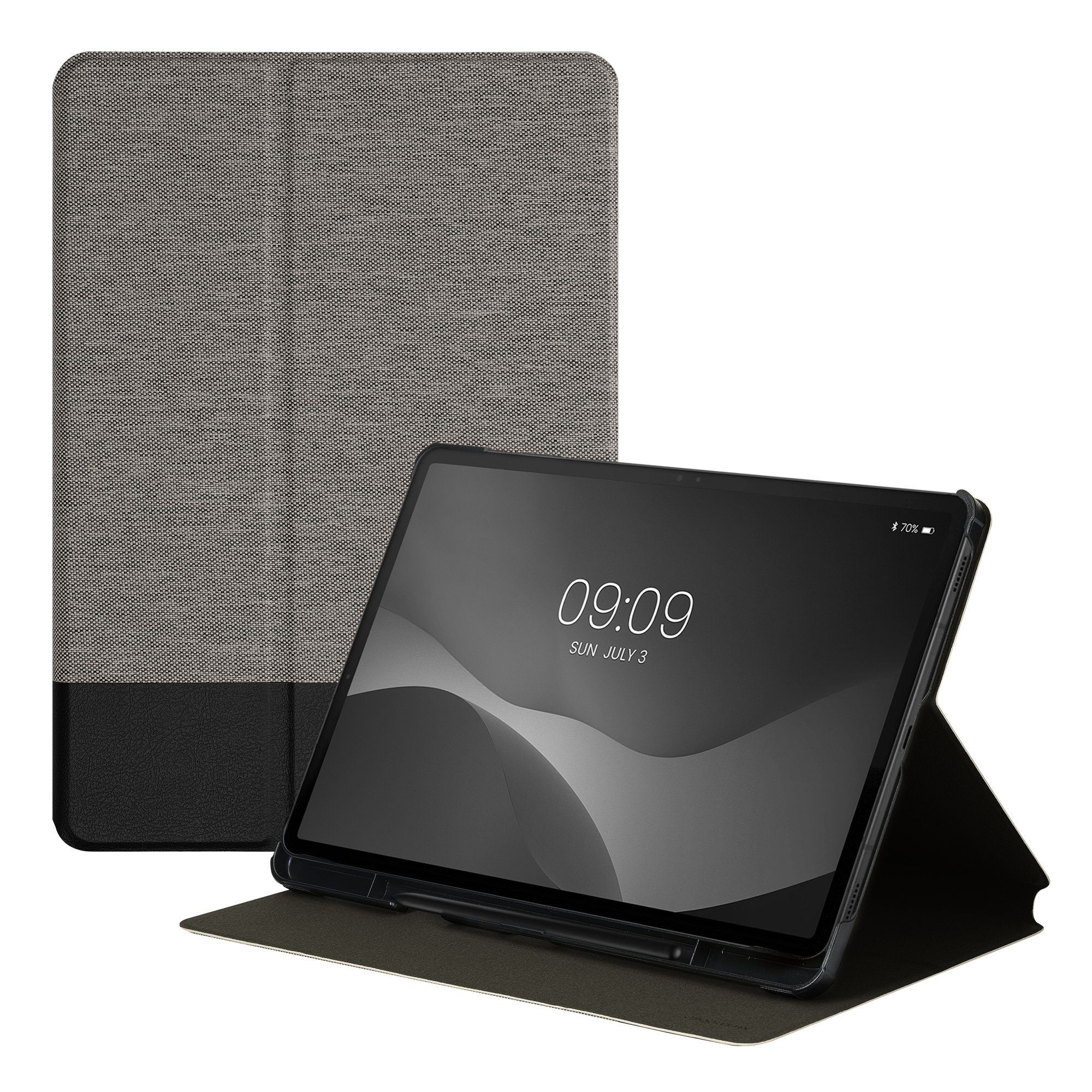 kwmobile Tablet-Hülle Hülle für Samsung Galaxy Tab S8 / Galaxy Tab S7, Slim Tablet Cover Case Schutzhülle mit Ständer