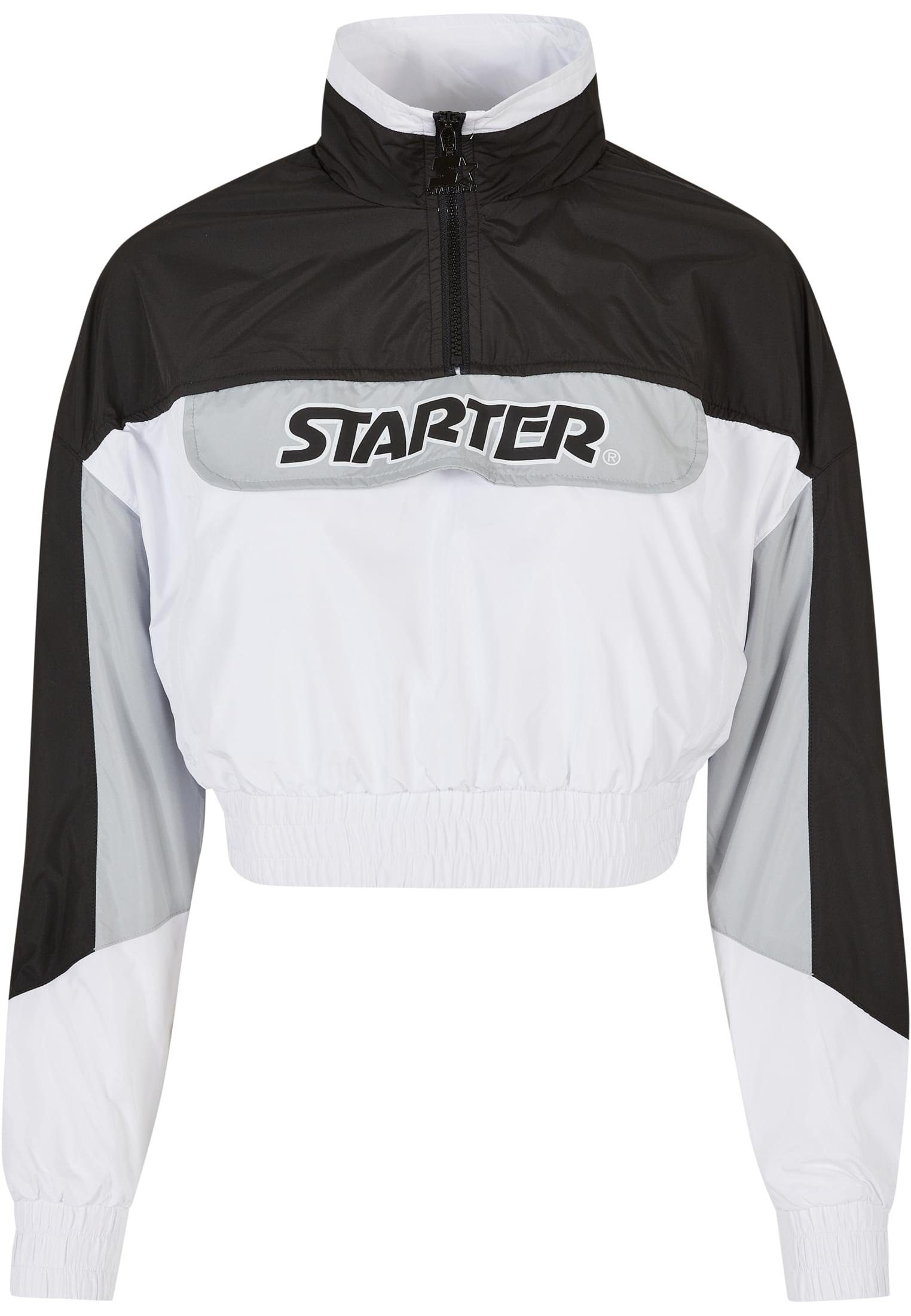 Starter Black Label Outdoorjacke Over Damen Colorblock (1-St) Jacket Starter Ladies Pull black/white