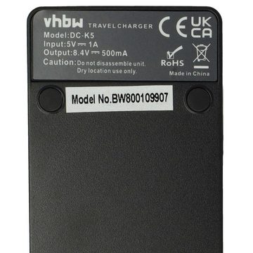 vhbw passend für Nikon DL24-85 d/1.8-2.8, DL18-50 f/1.8-2.8, DL24-500 Kamera-Ladegerät