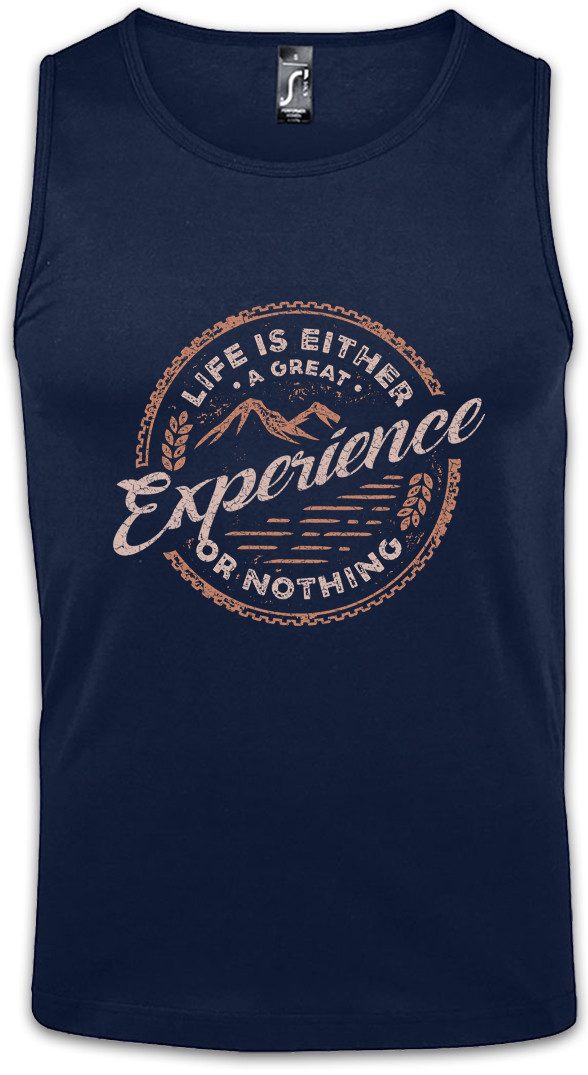 Urban Backwoods Tanktop Life Is Ärmelloses T-Shirt Campen Camping Zelten Ze günstig online kaufen