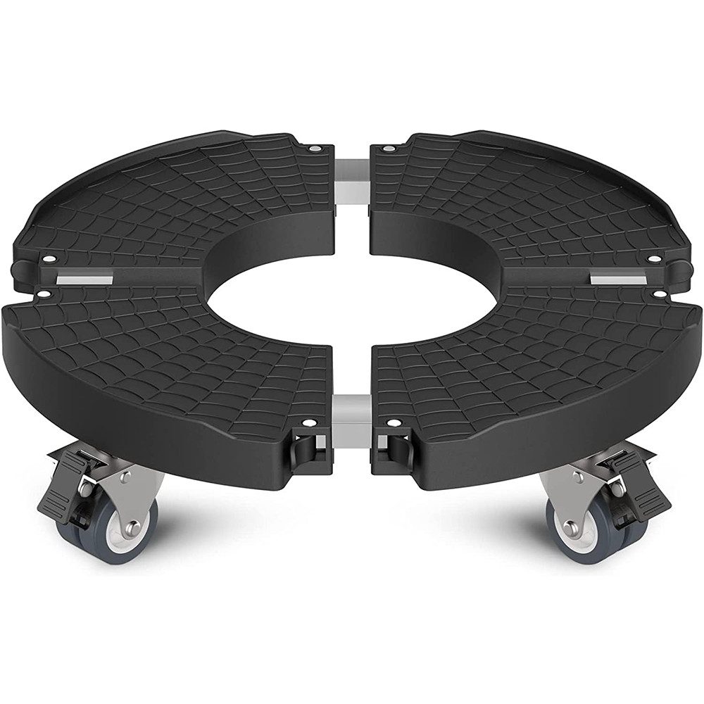 TUWENA Pflanzenroller Pflanzenroller, Blumentopf Untersetzer mit Rollen 39-54cm Verstellbar, Für GroßE PflanzgefäßE im Innen- und AußEnbereich, 200kg Tragkraf