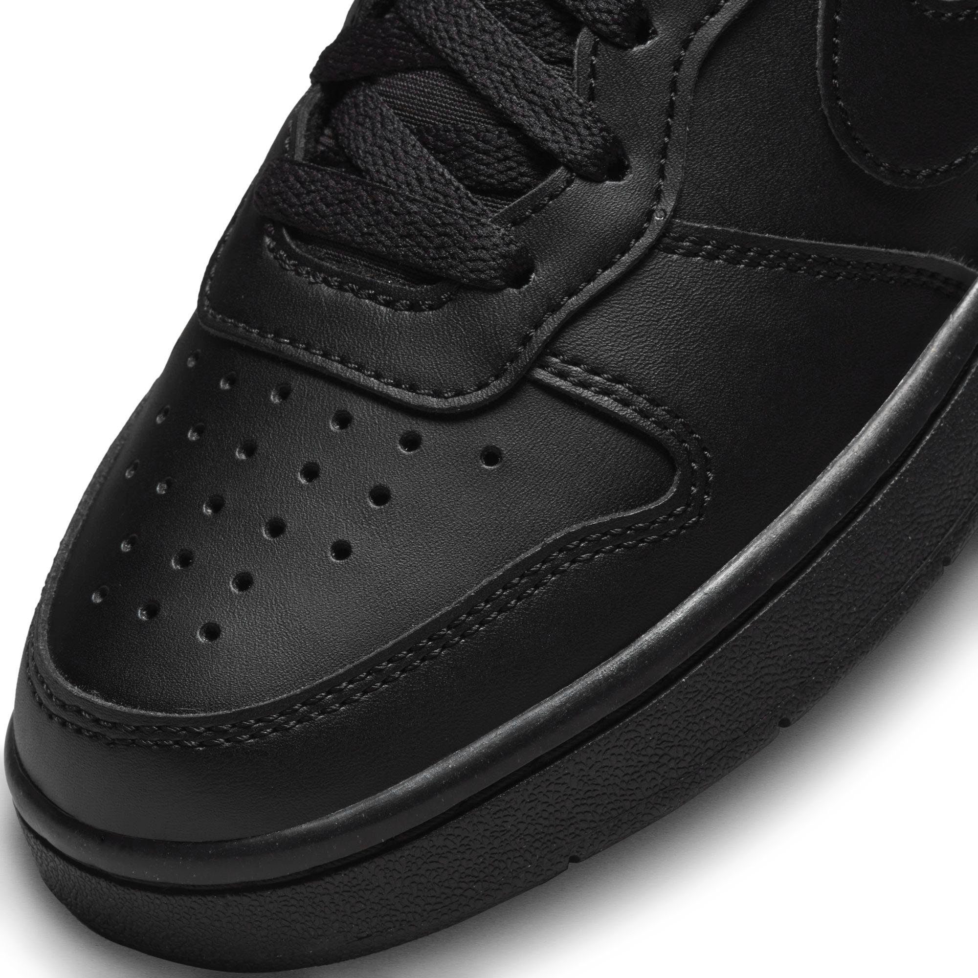 Nike Sportswear LOW black/black COURT RECRAFT (GS) BOROUGH Sneaker