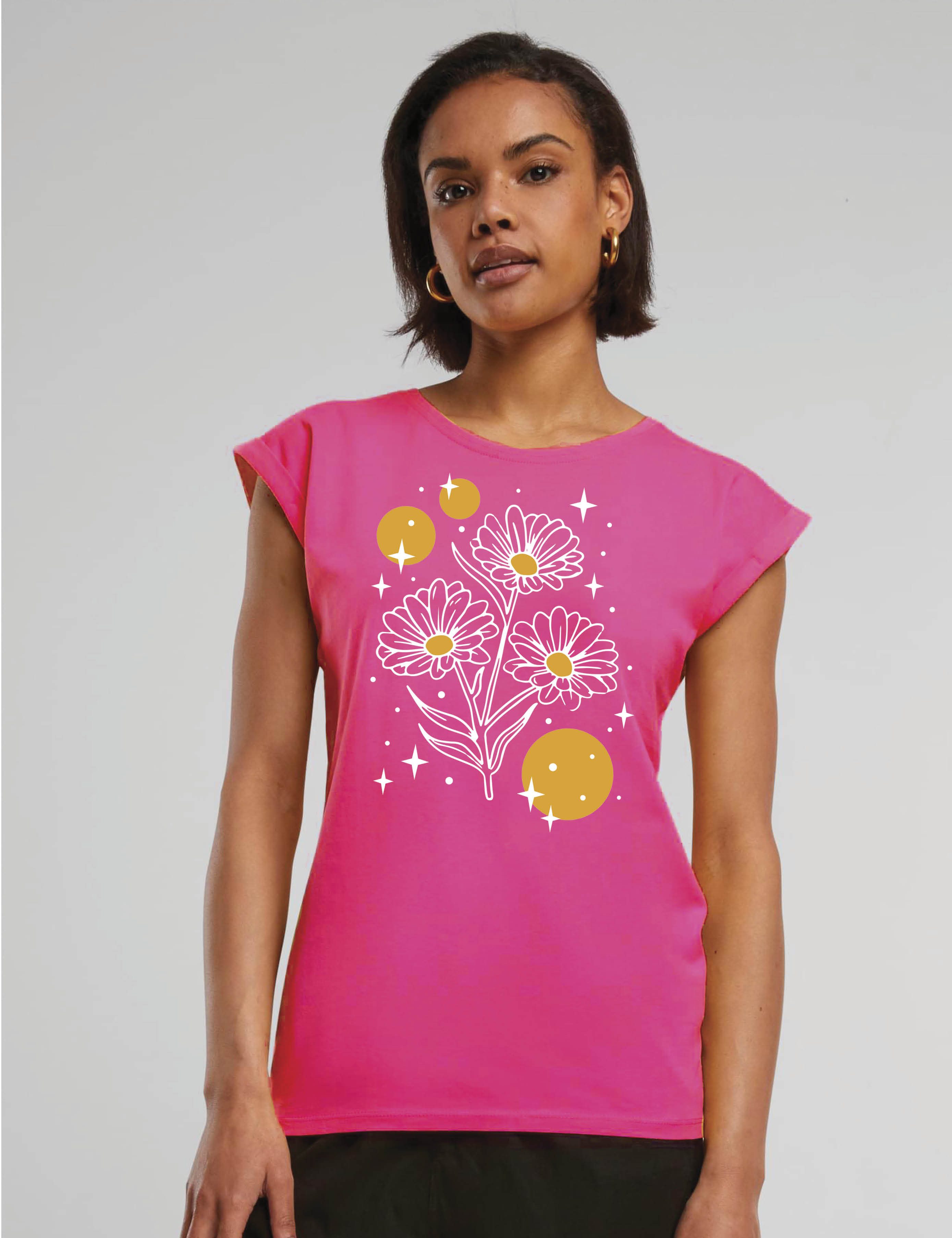 Youth Designz Print-Shirt "Sparkling Flowers" Damen günstig online kaufen