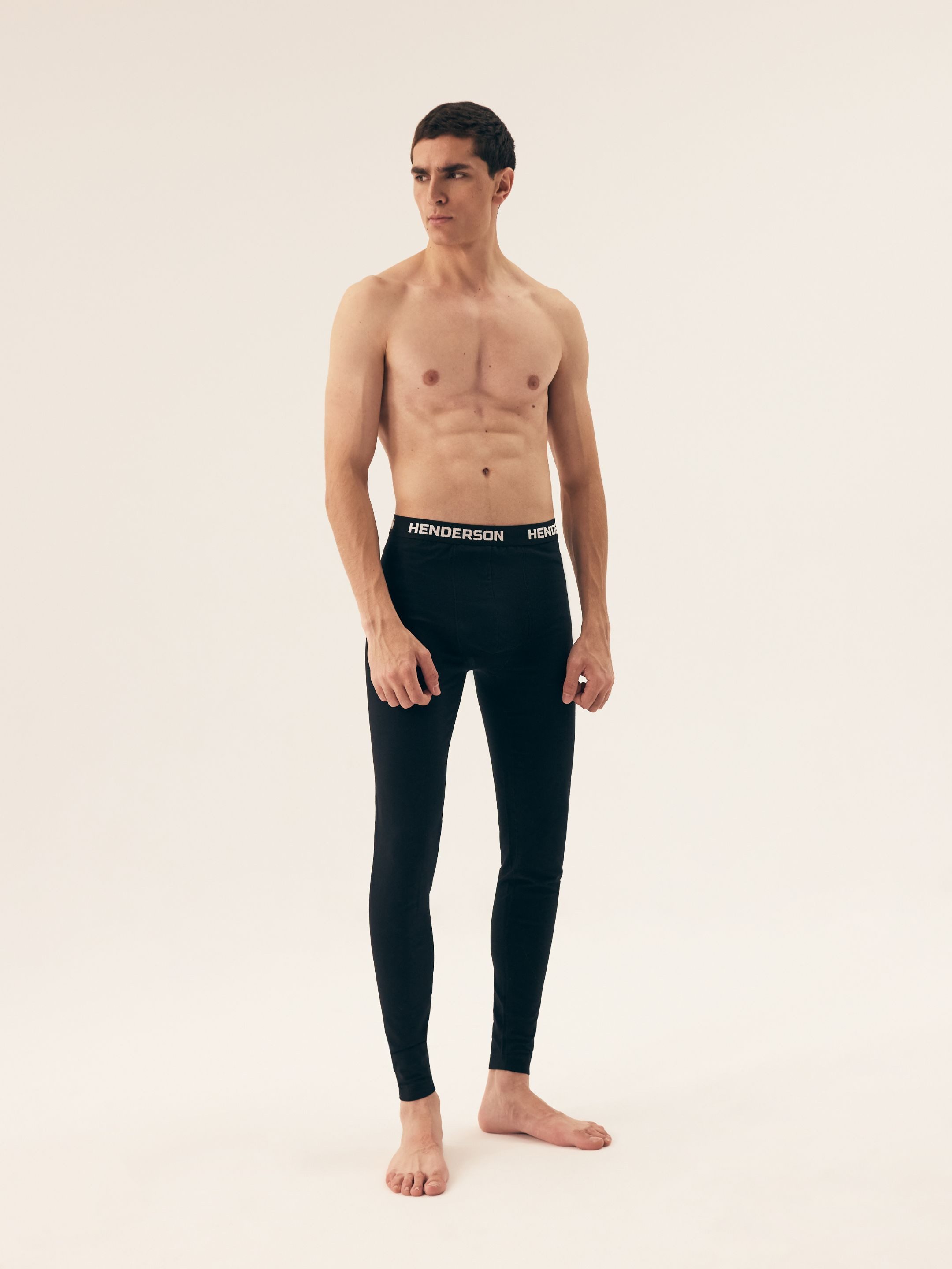 Henderson Lange Unterhose Lange Unterhose Move, Baumwollmix, mit breitem Logobund