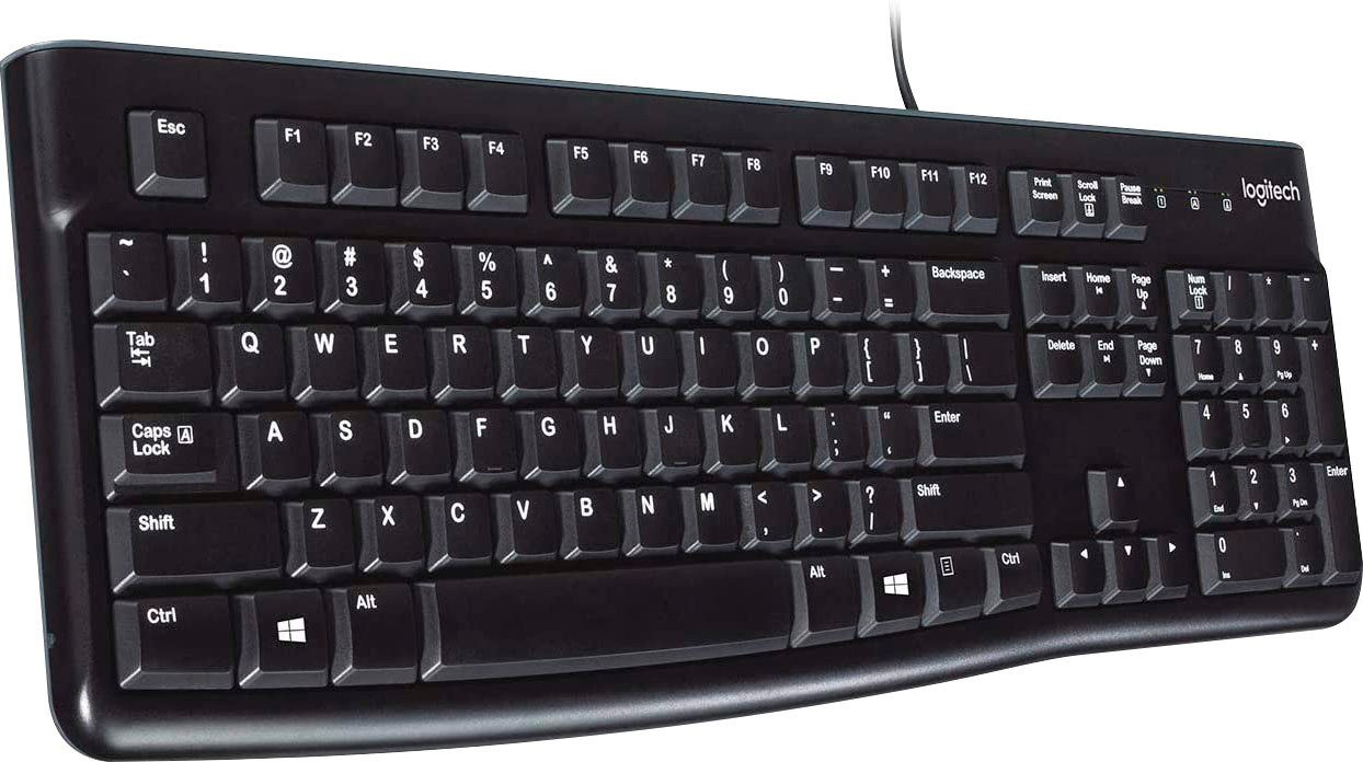 Business PC-Tastatur Weiss K120 for Logitech Keyboard