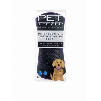 TANGLE TEEZER Fellbürste Tangle Teezer Fellpflege Bürste für Hunde Lila, Polymer, (1-tlg), zur Entfilzung, zur Enthaarung, für jeden Hund- und Felltyp geeignet