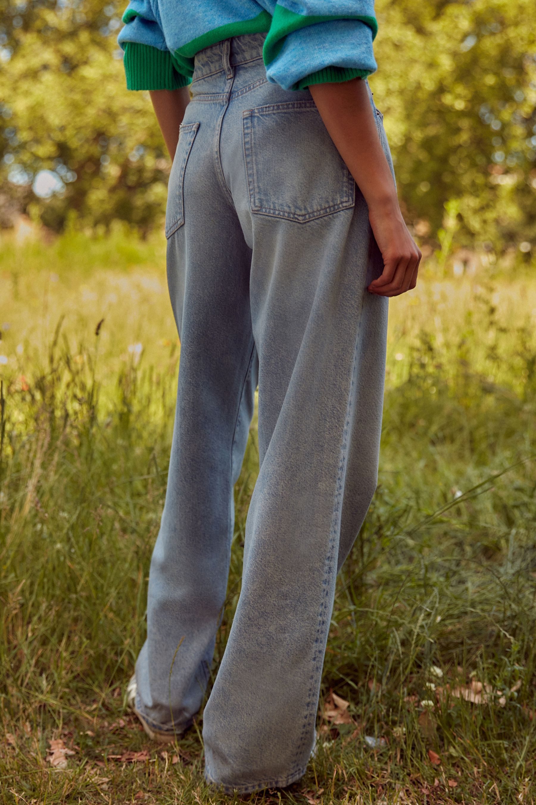 Next Weite Jeans Weit geschnittene Jeans günstig online kaufen
