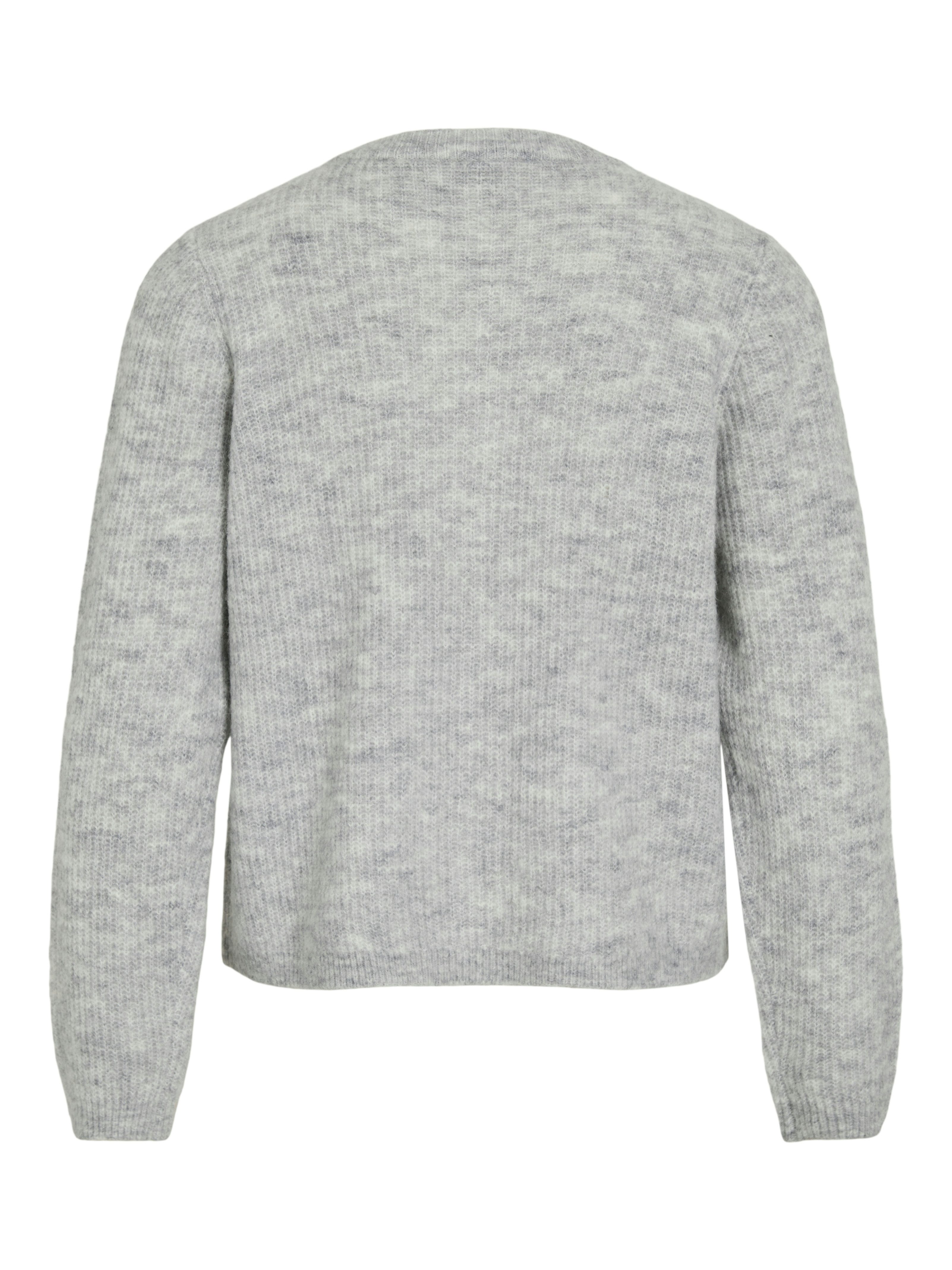 Vila Strickjacke VILORY O-NECK L/S KNIT CARDIGAN-NOOS Materialmix, regular fit