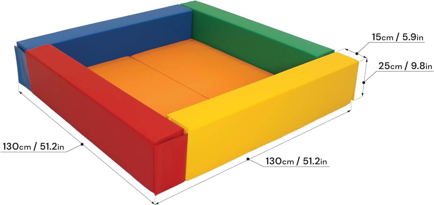 IGLUSoftplay Bällebad IGLU Softbausteine Play Ball Pit verschiedene Farben, (Set), Modernes Design und hochwertige Verarbeitung