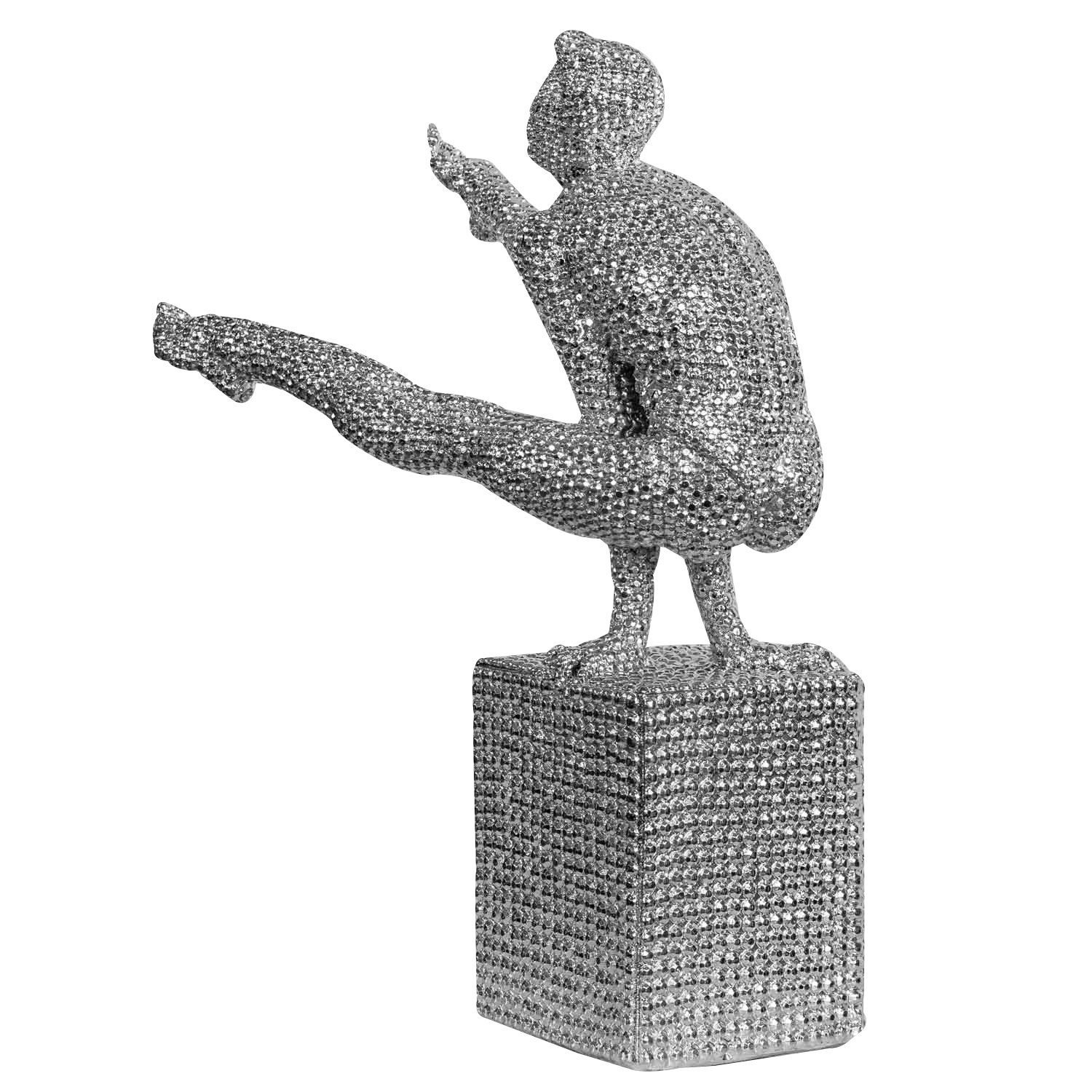 Aubaho Dekofigur Figur Turner Turnen 42cm Statue Antik-Stil Akrobatik - Sport Skulptur