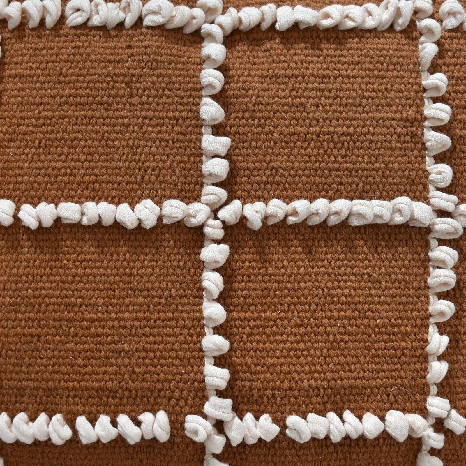 Baumwolle, Living handgefertigt aus x 40 60 cm, Dekokissen in LaLe Terrakotta Kissenhülle Pelin