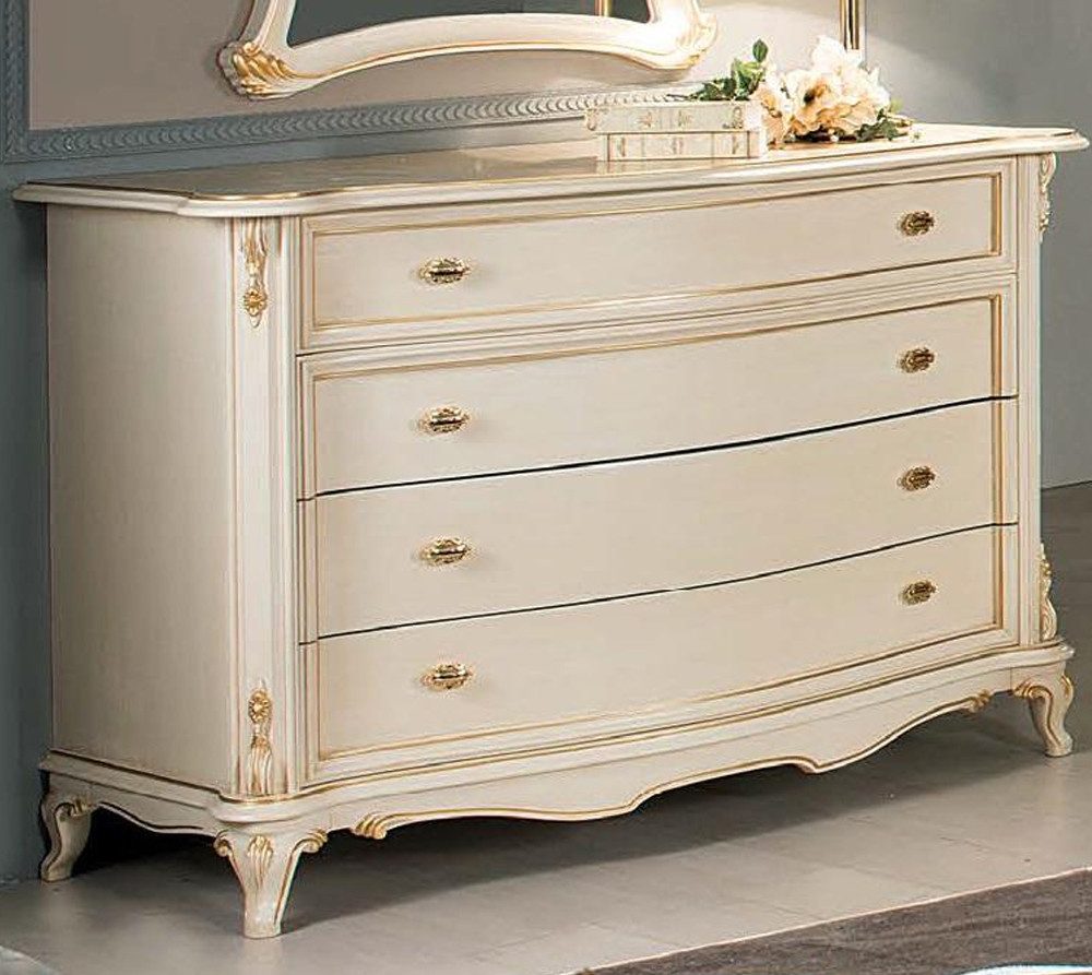 Xlmoebel Schubkastenkommode Luxuriöse Holzkommode im italienischen Stil mit elegantem Design (Kommode, 1 St., Kommode), Hergestellt in Europa